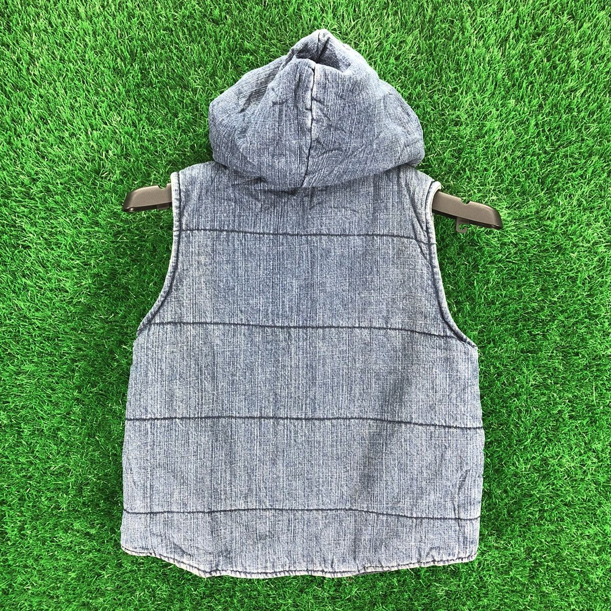 Vintage Vintage Denim Vest Jacket Duffle Button Kid by Junk Store Size US XXS / EU 40 - 4 Thumbnail