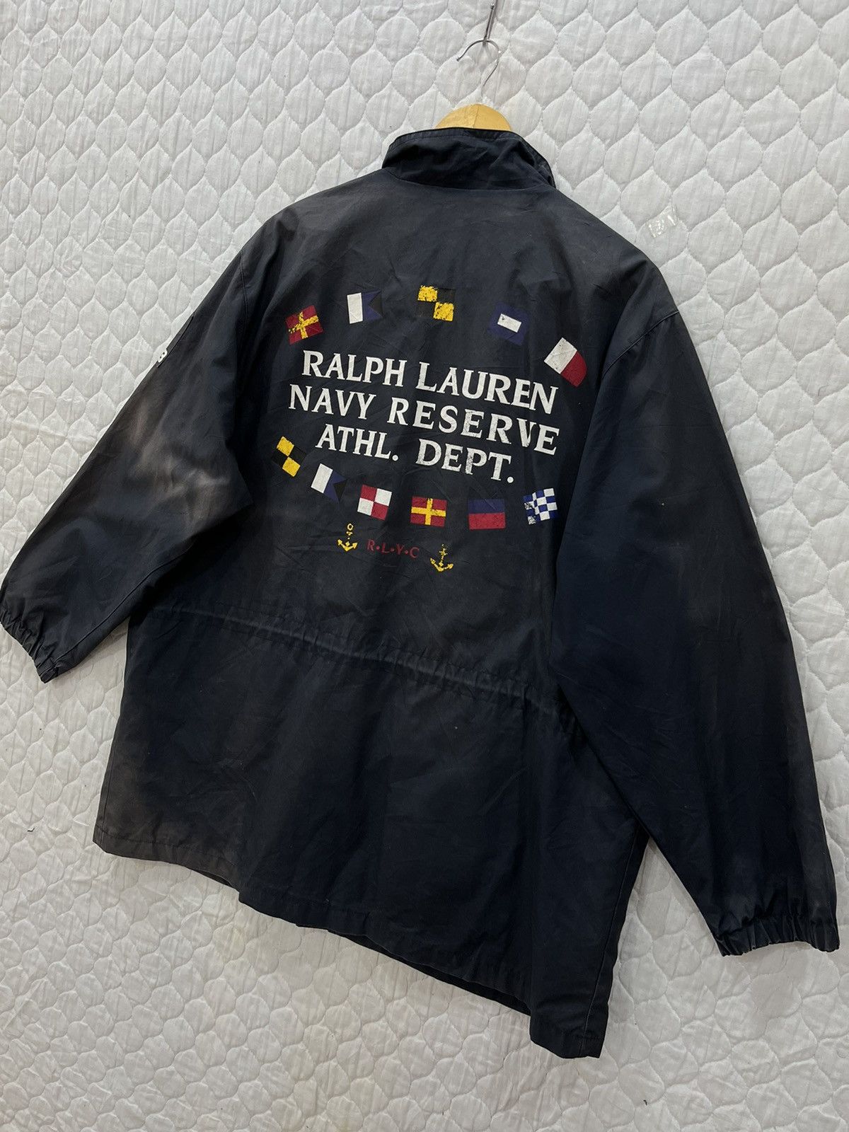 Polo Ralph Lauren (JJ). VINTAGE RALPH LAUREN NAVY ATHL. DEPT. JACKET Size US S / EU 44-46 / 1 - 2 Thumbnail