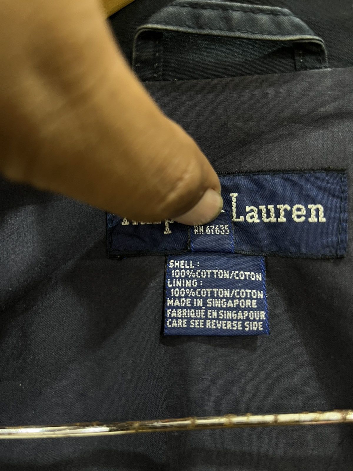 Polo Ralph Lauren (JJ). VINTAGE RALPH LAUREN NAVY ATHL. DEPT. JACKET Size US S / EU 44-46 / 1 - 8 Thumbnail