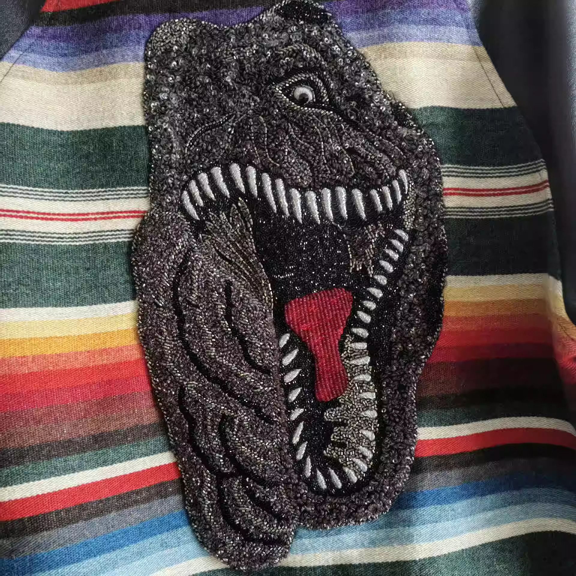 Saint Laurent Paris Saint Laurent Scaled Tyrannosaurus Rex Jacket Size US M / EU 48-50 / 2 - 3 Thumbnail