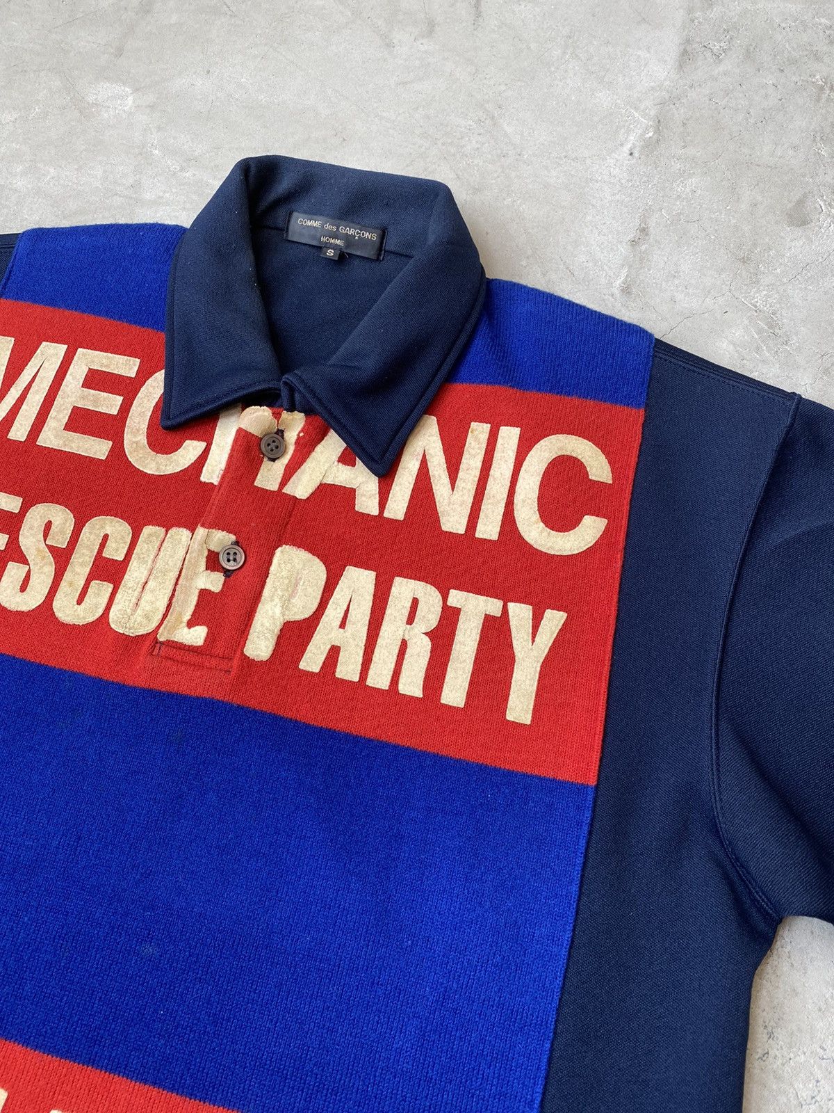 Comme des Garcons Homme Plus 2005 Comme Des Garçons Reconstructed Polo Shirt Size US M / EU 48-50 / 2 - 4 Thumbnail