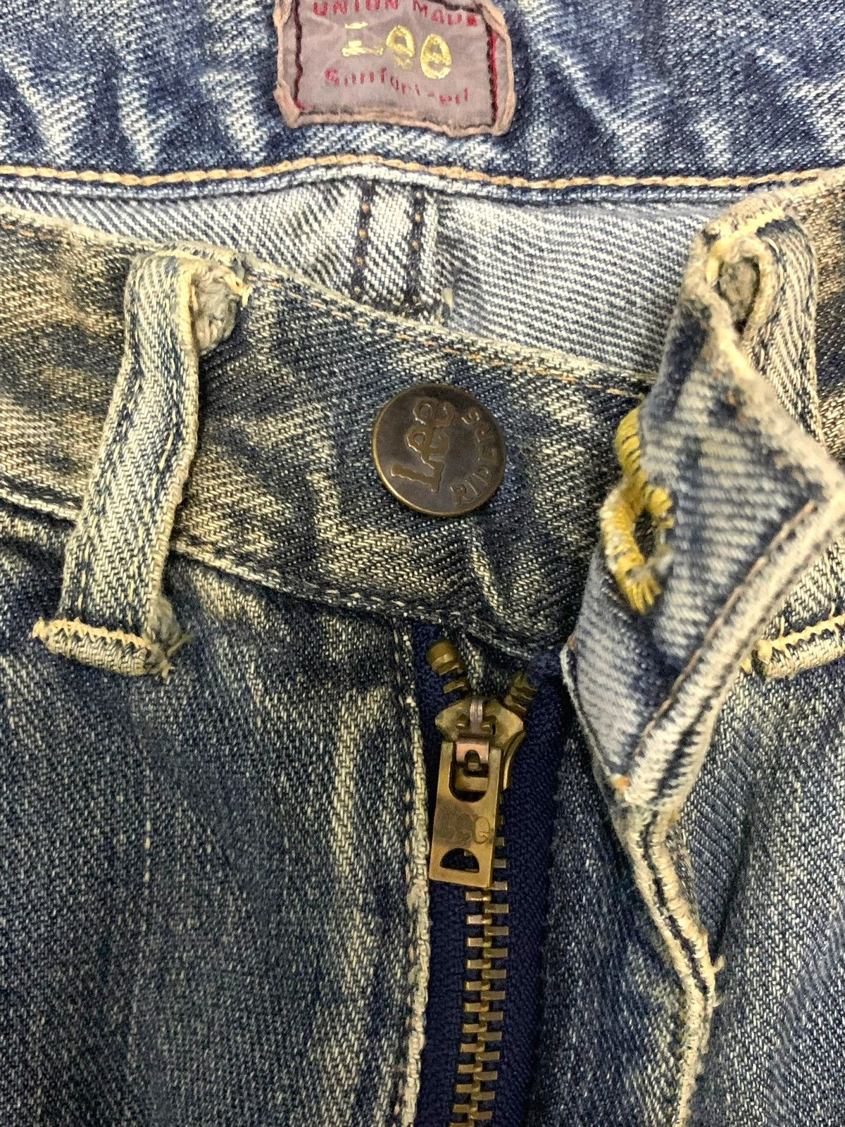 Lee × Vintage Vintage 90s Lee Sanforized Cowboy Size US 30 / EU 46 - 7 Thumbnail