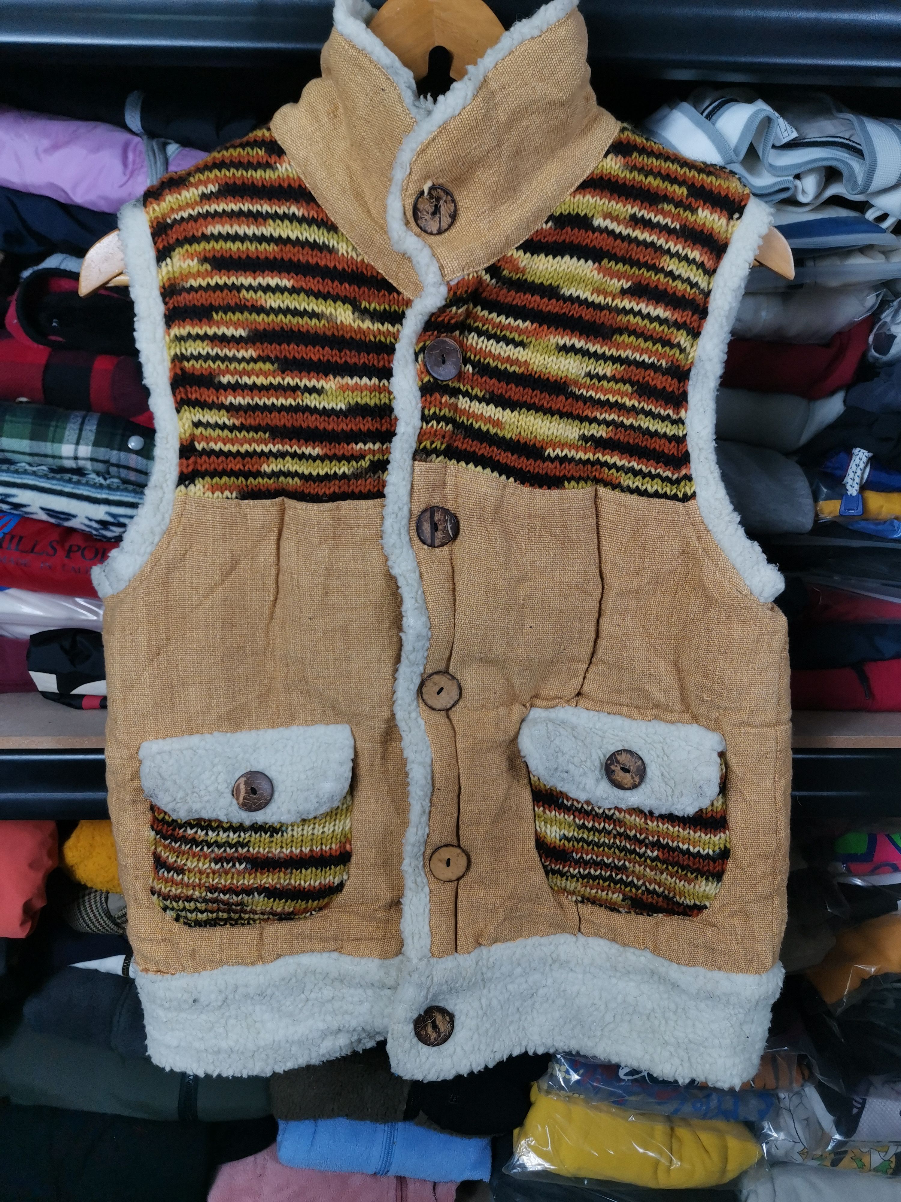 Japanese Brand Vintage Japanese Brand Vest By Ra Fu Size US S / EU 44-46 / 1 - 1 Thumbnail