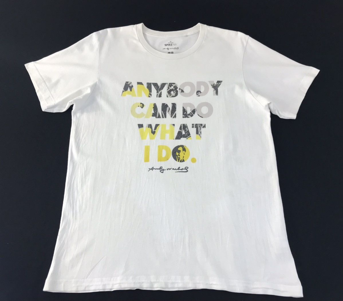 Andy Warhol Andy Warhol Print Anybody Can Do What I Do Tee Design Size US L / EU 52-54 / 3 - 1 Thumbnail