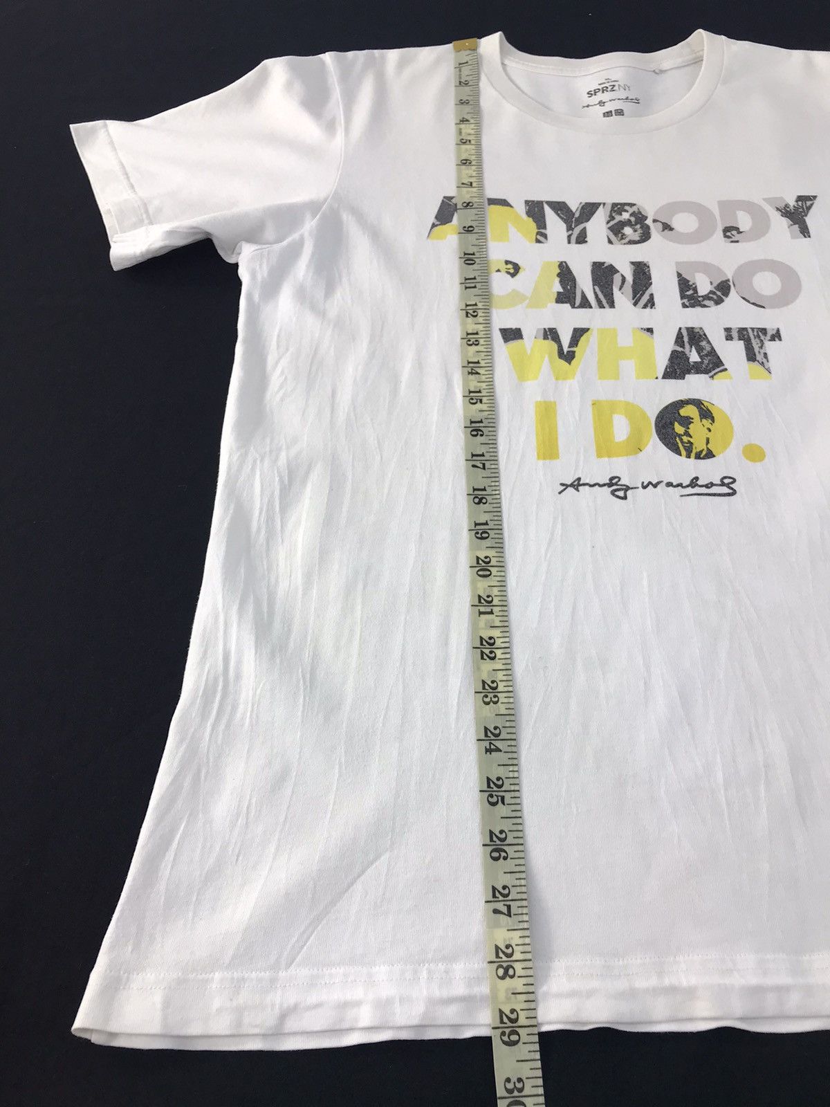 Andy Warhol Andy Warhol Print Anybody Can Do What I Do Tee Design Size US L / EU 52-54 / 3 - 9 Thumbnail
