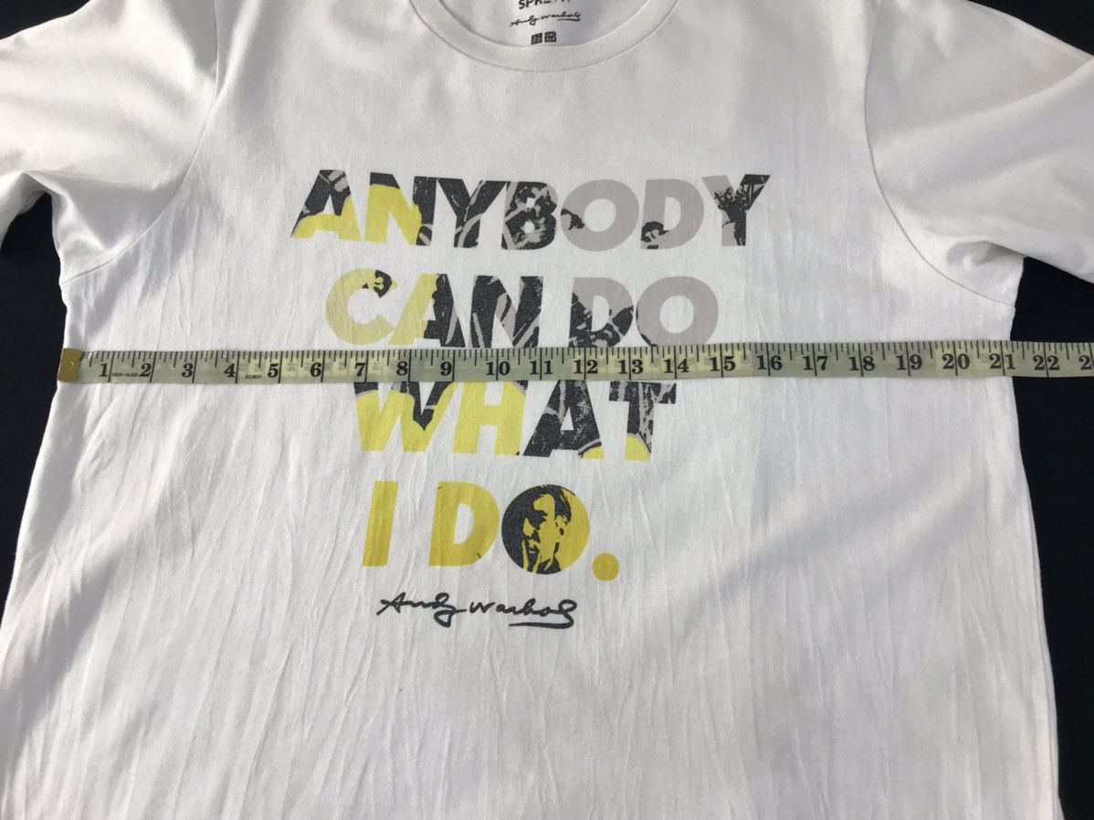 Andy Warhol Andy Warhol Print Anybody Can Do What I Do Tee Design Size US L / EU 52-54 / 3 - 8 Thumbnail