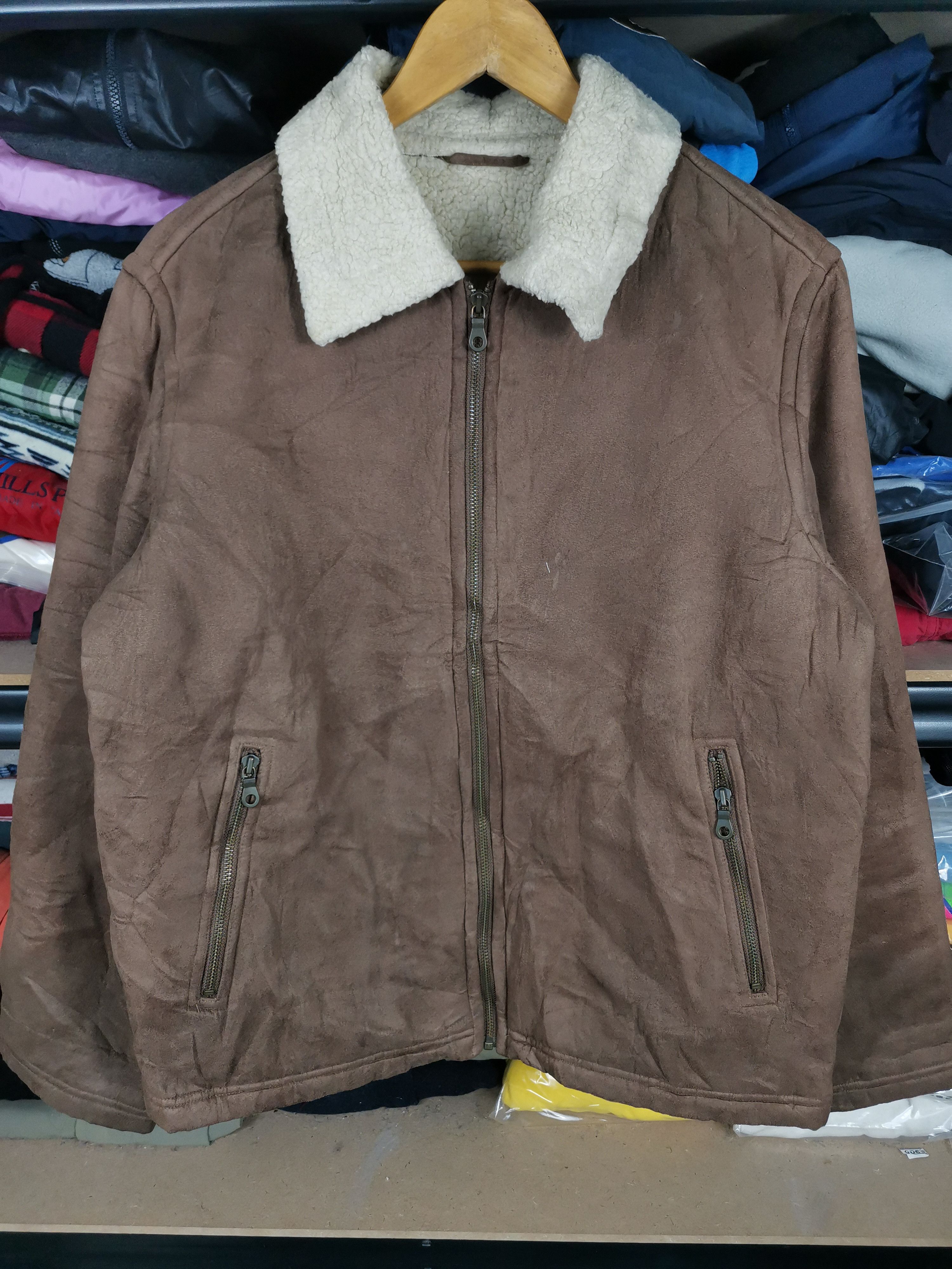 image of Archival Clothing x Uniqlo Vintage Uniqlo Jacket Hype Color in Brown, Men's (Size Medium)