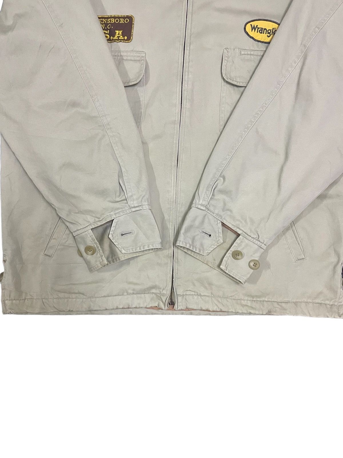 Wrangler Vintage Wrangler Patches Spellout Embroidery Hunting Jacket Size US L / EU 52-54 / 3 - 10 Thumbnail