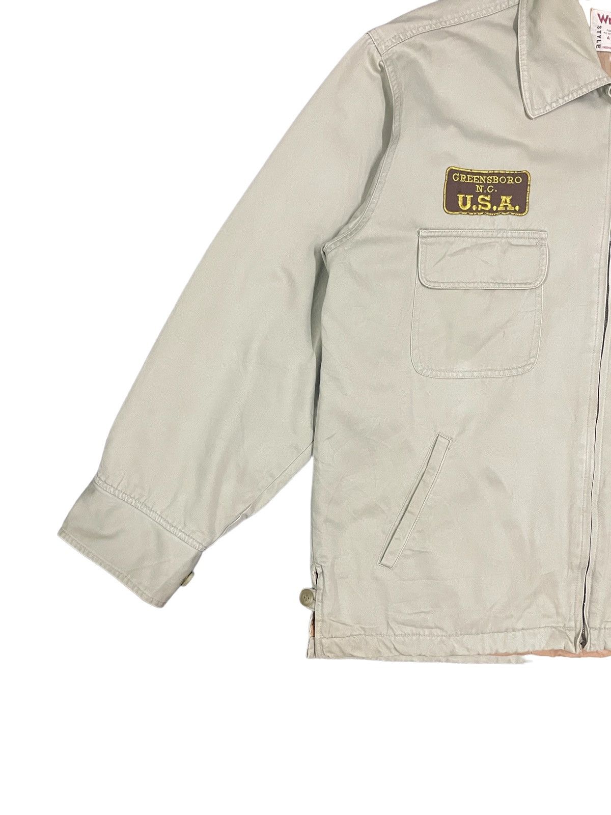 Wrangler Vintage Wrangler Patches Spellout Embroidery Hunting Jacket Size US L / EU 52-54 / 3 - 3 Thumbnail