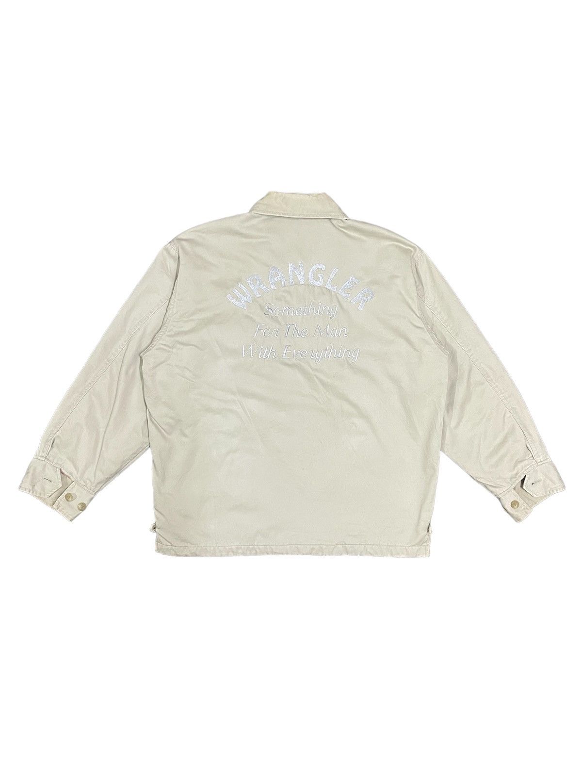 Wrangler Vintage Wrangler Patches Spellout Embroidery Hunting Jacket Size US L / EU 52-54 / 3 - 15 Thumbnail