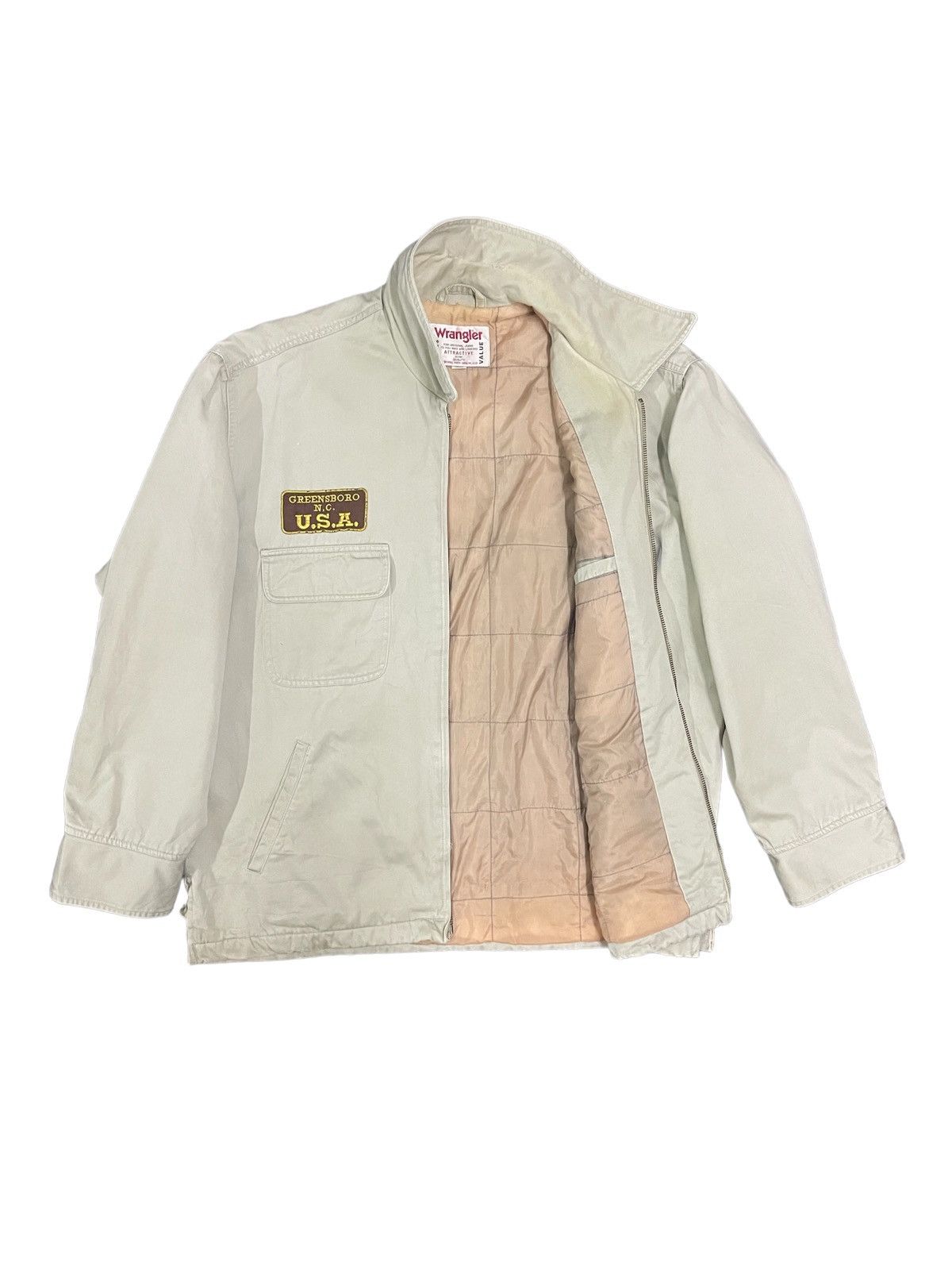 Wrangler Vintage Wrangler Patches Spellout Embroidery Hunting Jacket Size US L / EU 52-54 / 3 - 11 Thumbnail