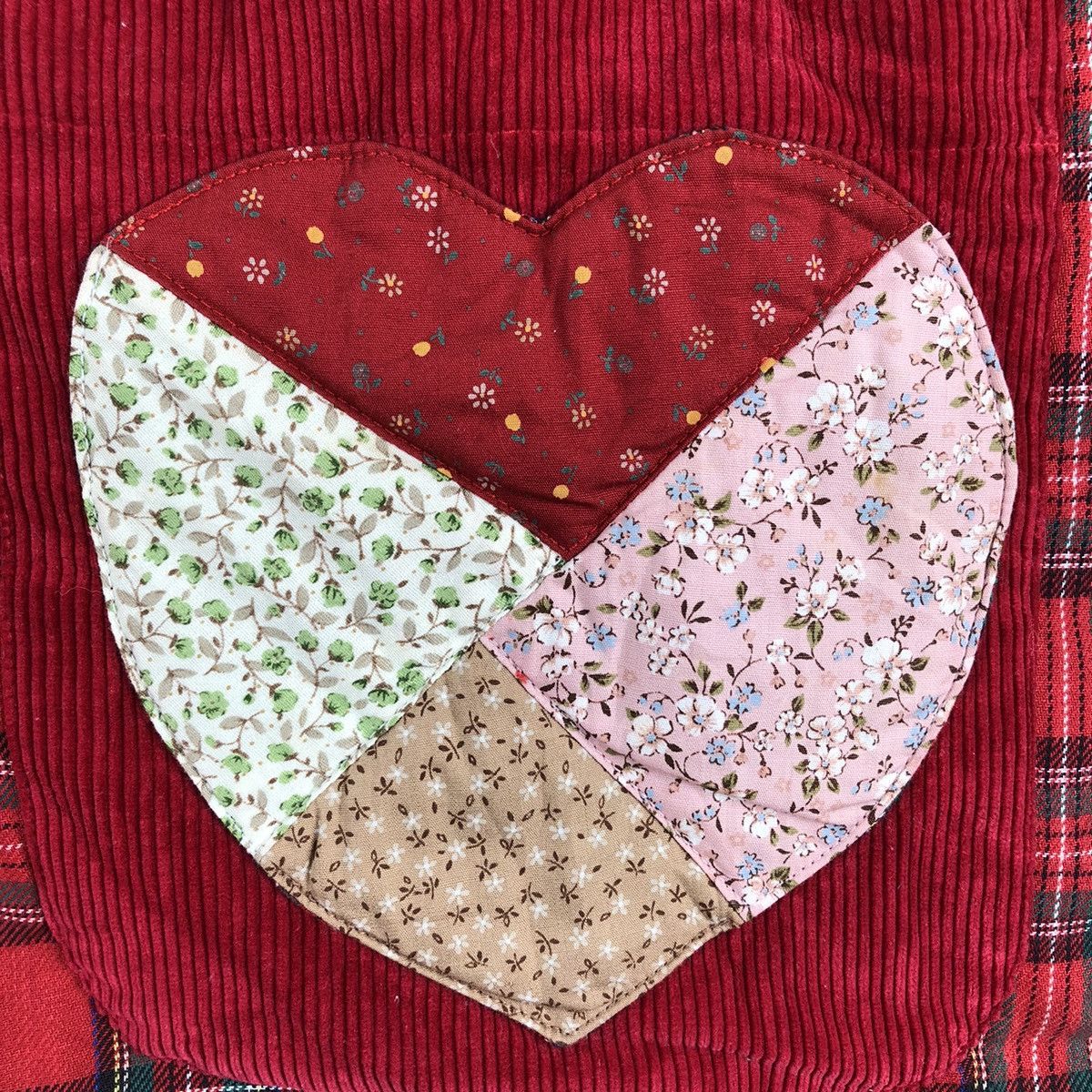 Vintage Vintage 90's Vest Shawl Collar Patchwork Kapital Style Size US L / EU 52-54 / 3 - 8 Thumbnail