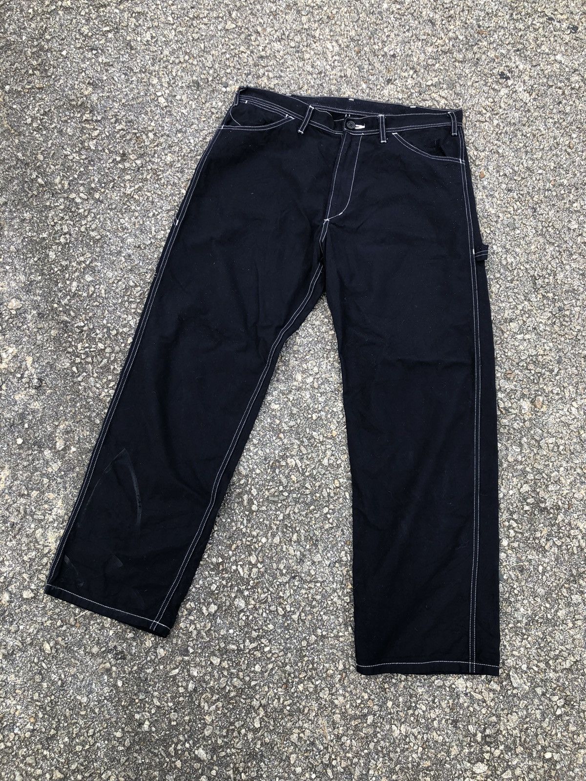 Comme des Garcons Homme Rare🔥Vintage CDG Comme Des Garcons Homme Carpenter Pants Size US 34 / EU 50 - 2 Thumbnail