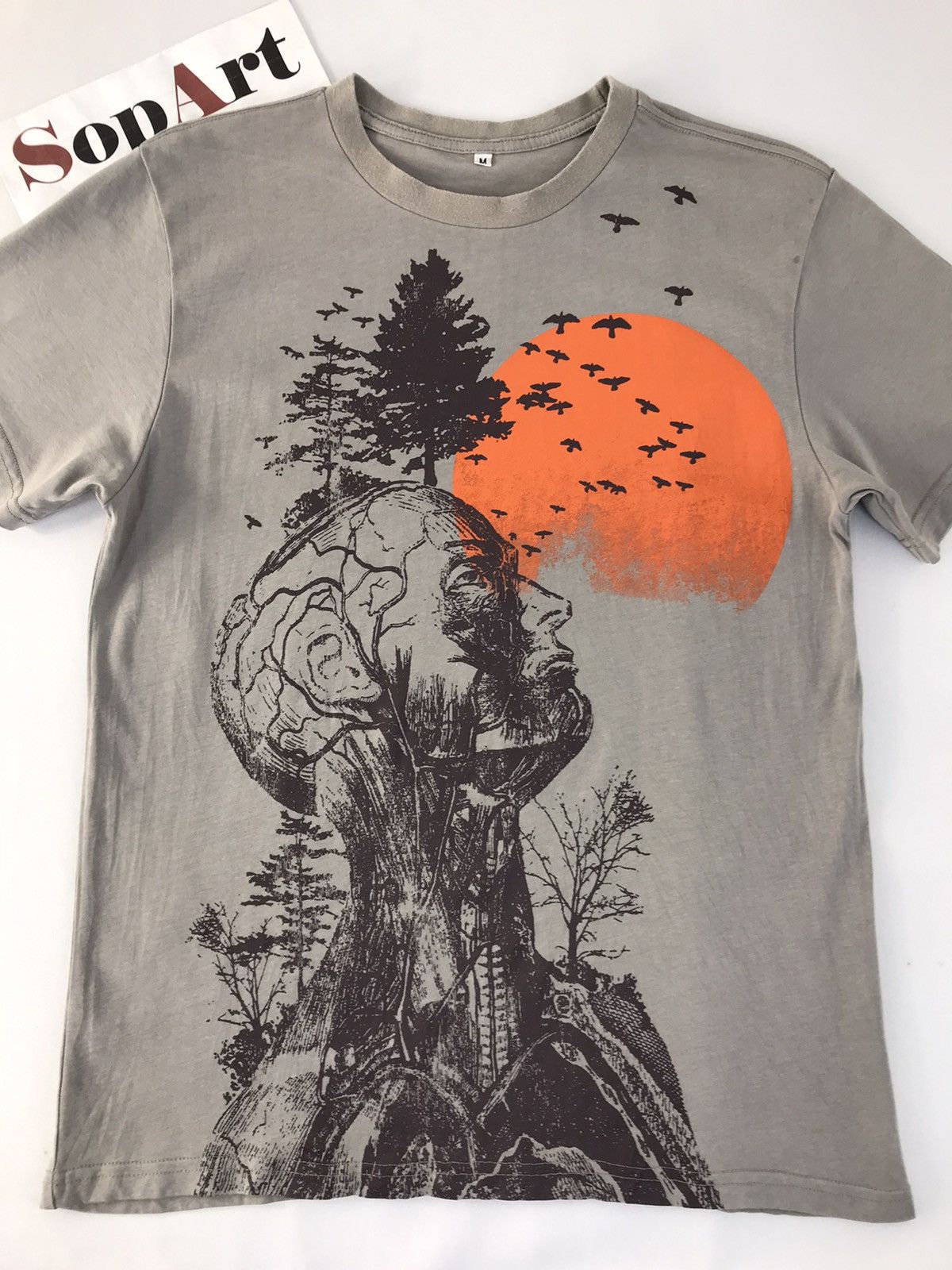 Japanese Brand Tee Japanese Brand Picture Graphic Art Human Design Size US M / EU 48-50 / 2 - 3 Thumbnail