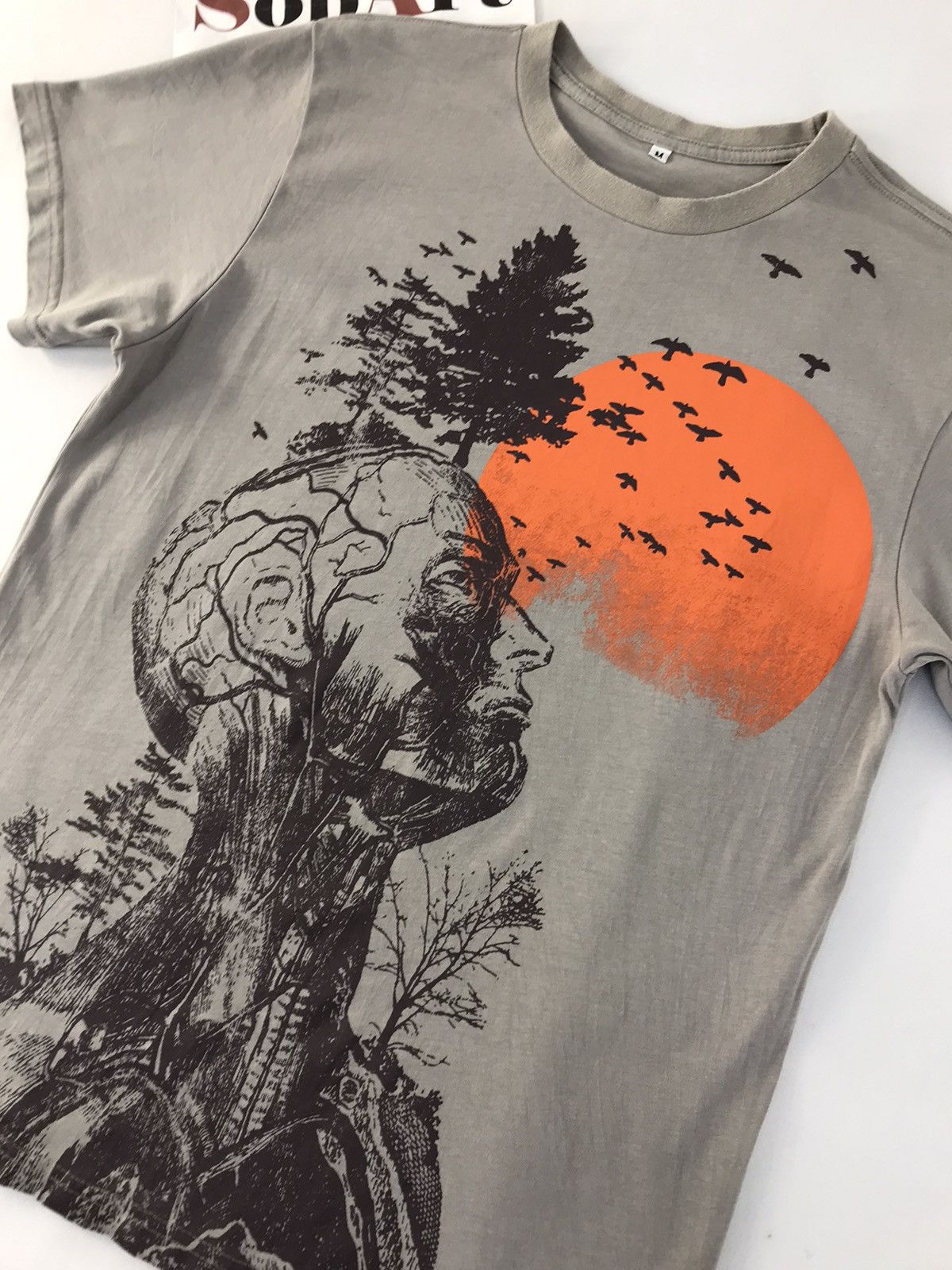 Japanese Brand Tee Japanese Brand Picture Graphic Art Human Design Size US M / EU 48-50 / 2 - 4 Thumbnail