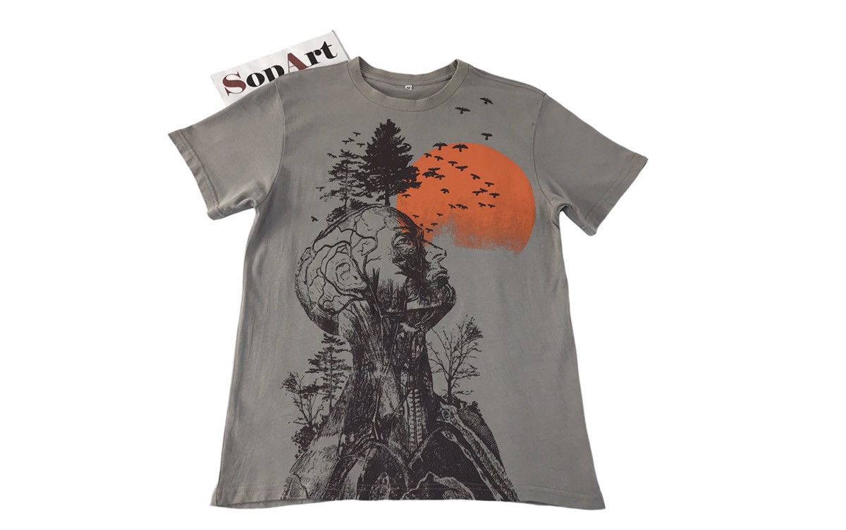 Japanese Brand Tee Japanese Brand Picture Graphic Art Human Design Size US M / EU 48-50 / 2 - 1 Thumbnail