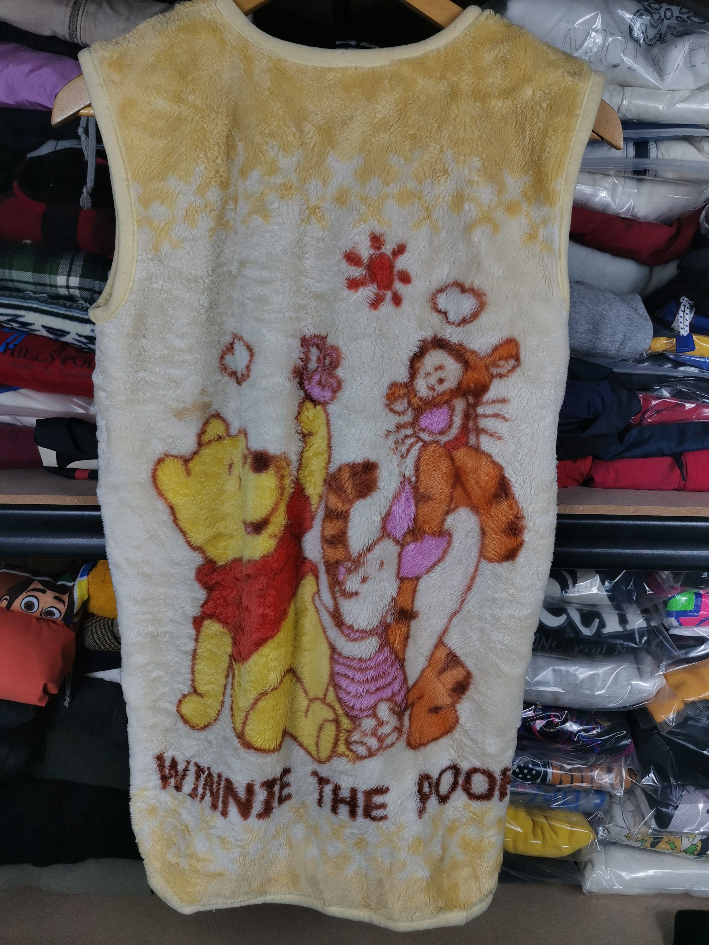 Cartoon Network Vintage 90s Winnie The Pooh Fleece Vest Size US M / EU 48-50 / 2 - 1 Thumbnail