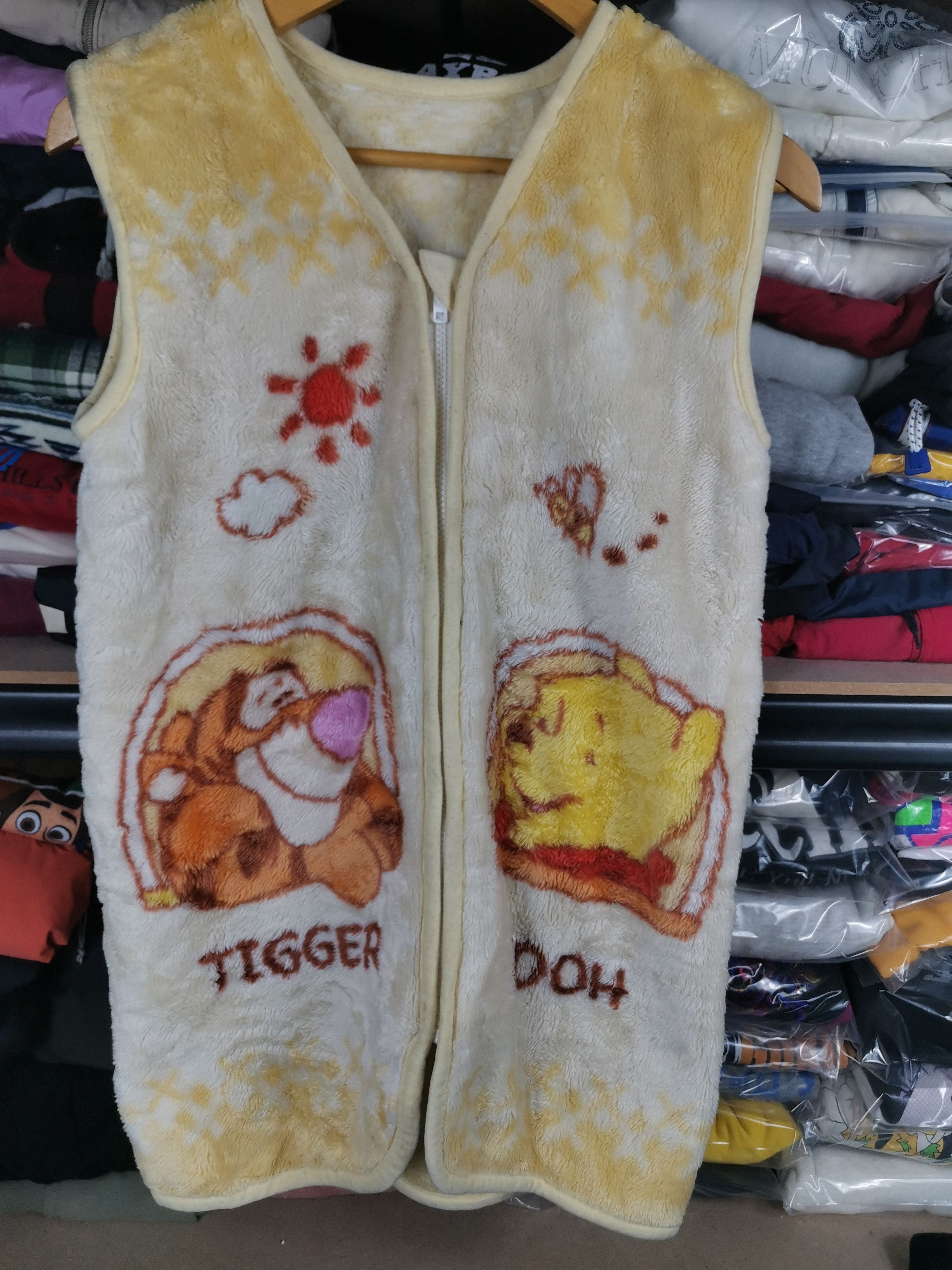 Cartoon Network Vintage 90s Winnie The Pooh Fleece Vest Size US M / EU 48-50 / 2 - 2 Thumbnail