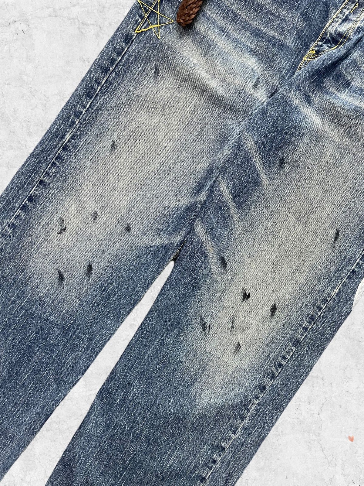 Japanese Brand × Vintage Vintage Designer RealBVoice Streetwear Baggy Denim With Belt Size US 34 / EU 50 - 7 Thumbnail