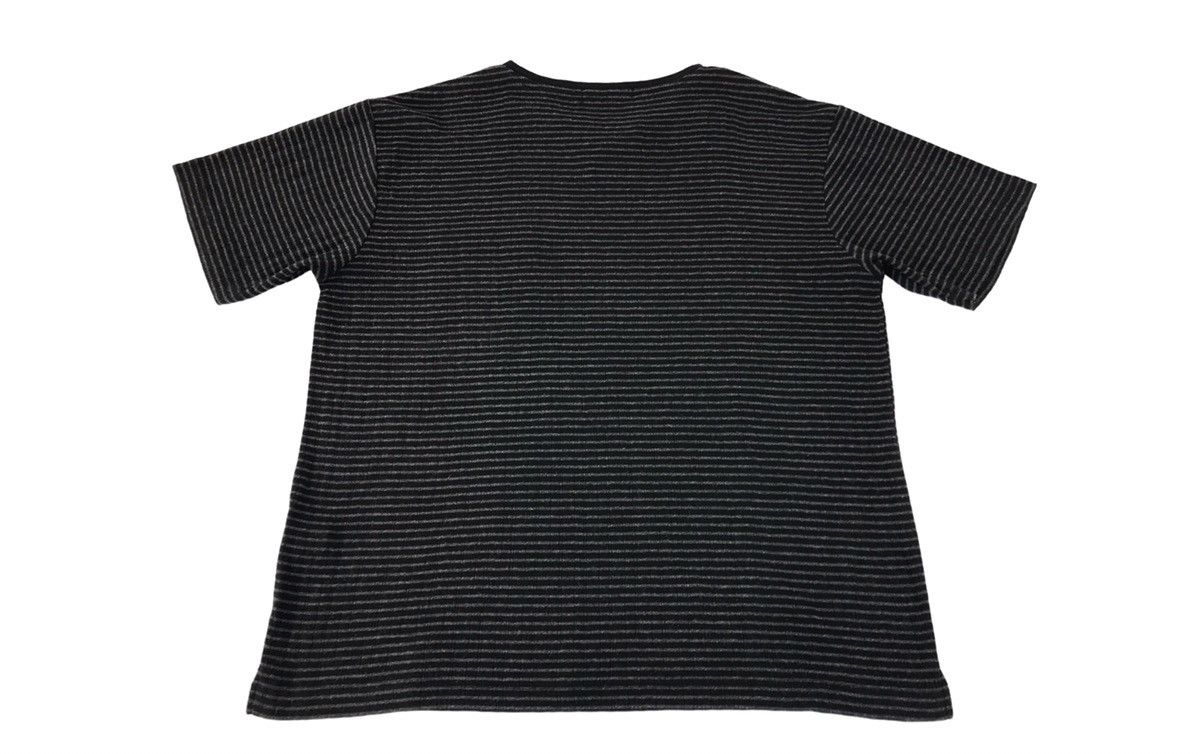 Playboy × Vintage Vtg Playboy Singgle Pocket Design Striped Tee Style Size US L / EU 52-54 / 3 - 2 Thumbnail