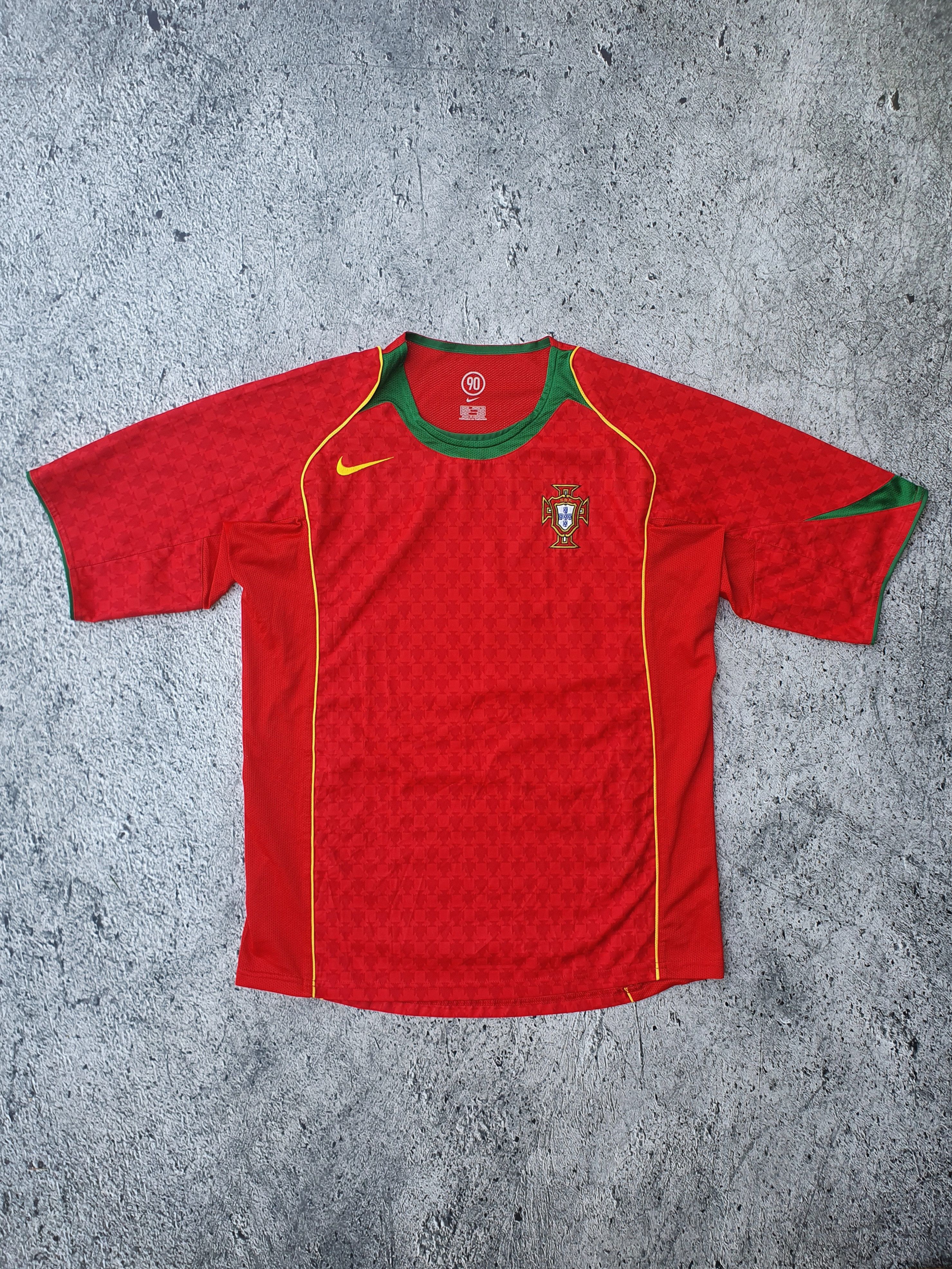 Portugal 2004 2005 2006 home jersey nike t90 total90