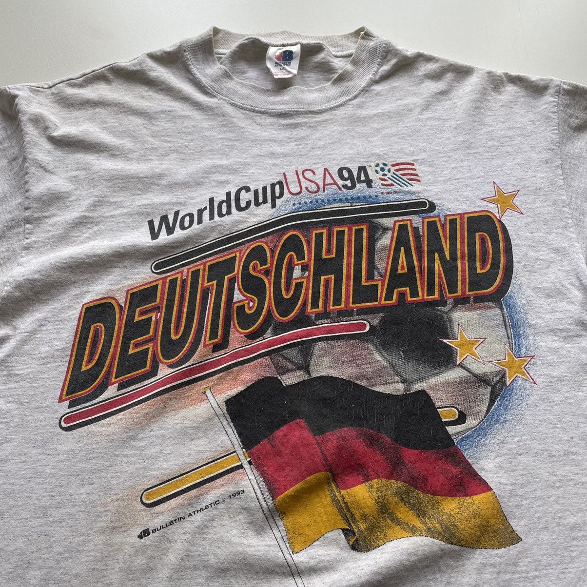 Vintage Vintage 1994 FIFA World Cup Deutschland Germany Shirt Large Size US L / EU 52-54 / 3 - 3 Thumbnail