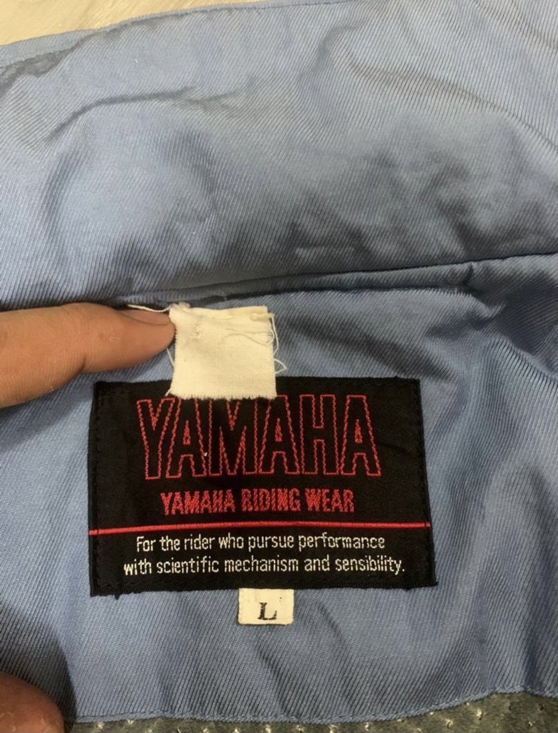 Sports Specialties VINTAGE YAMAHA SKIS RACING CROPPED SATIN STP BOMBER JACKET Size US L / EU 52-54 / 3 - 7 Thumbnail