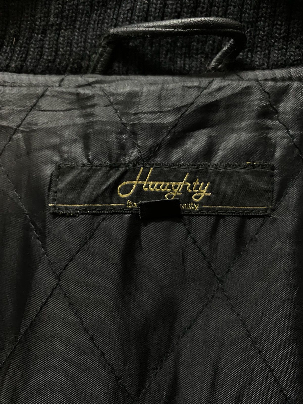 Japanese Brand Vintage Haughty Japan Cross Skull Leather Varsity Jacket Size US L / EU 52-54 / 3 - 16 Thumbnail