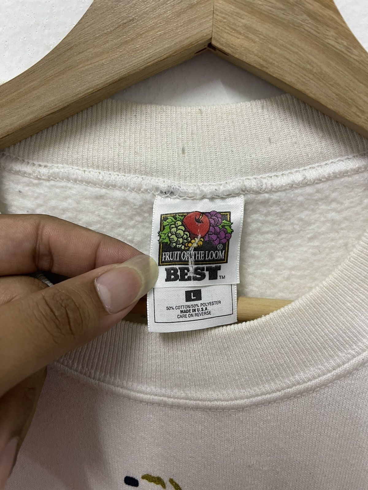 Fruit Of The Loom × Vintage Vintage Golfing Printed Graphic Art Sweatshirt Size US L / EU 52-54 / 3 - 5 Thumbnail