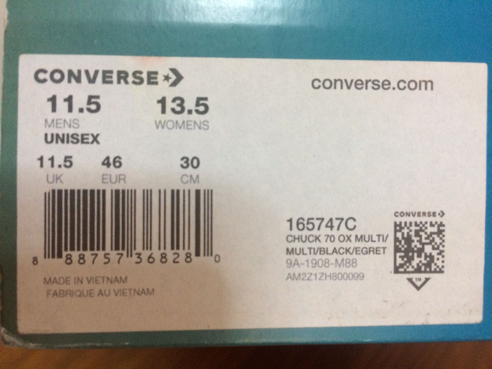 Converse CONVERSE x PIGALLE Chuck 70 Low Top Size US 11.5 / EU 44-45 - 3 Thumbnail