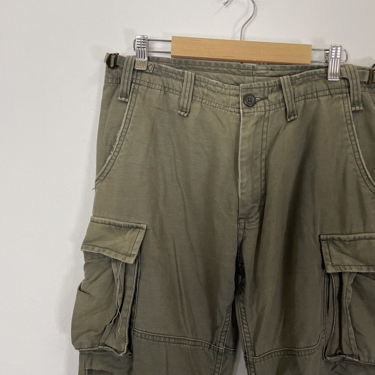 Japanese Brand Vtg Jungle Storm Tactical Multipocket Utility Cargo Pants Size US 32 / EU 48 - 3 Thumbnail
