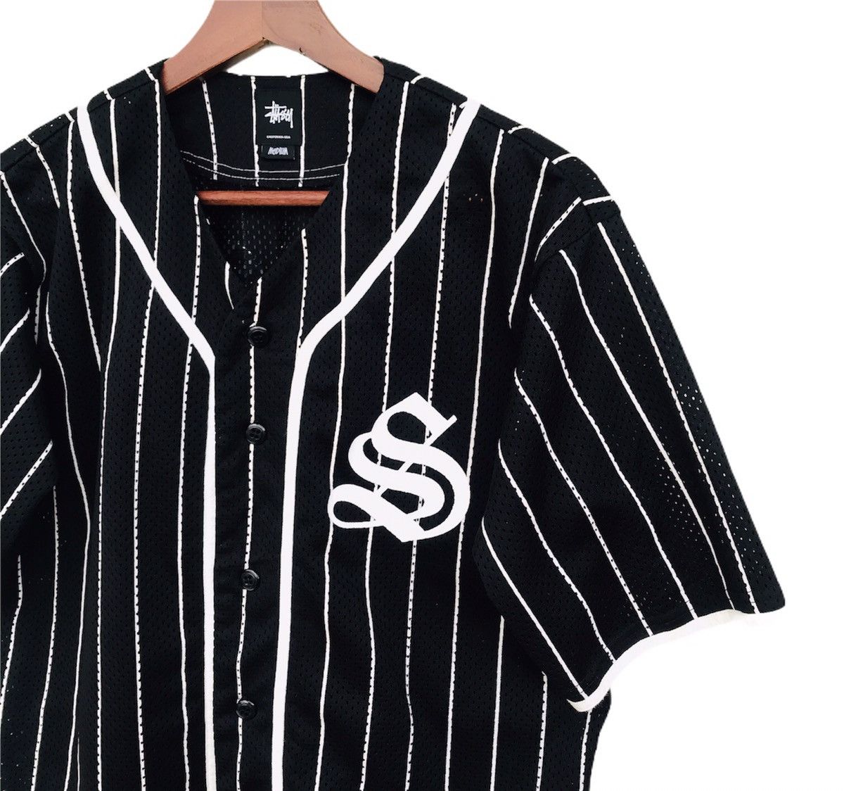 Stussy Rare Stussy baseball International netted shirt limited ed Size US M / EU 48-50 / 2 - 3 Thumbnail