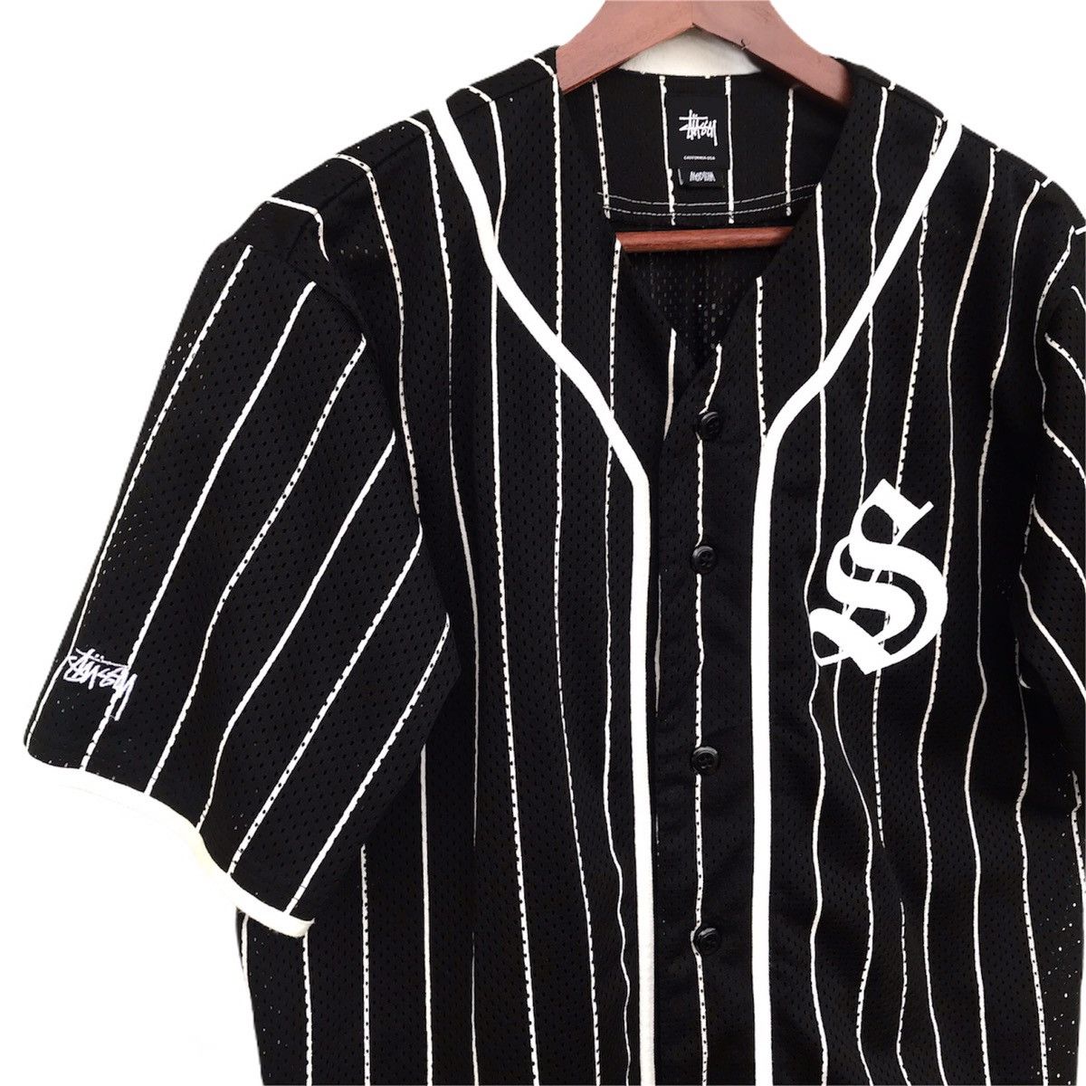 Stussy Rare Stussy baseball International netted shirt limited ed Size US M / EU 48-50 / 2 - 4 Thumbnail