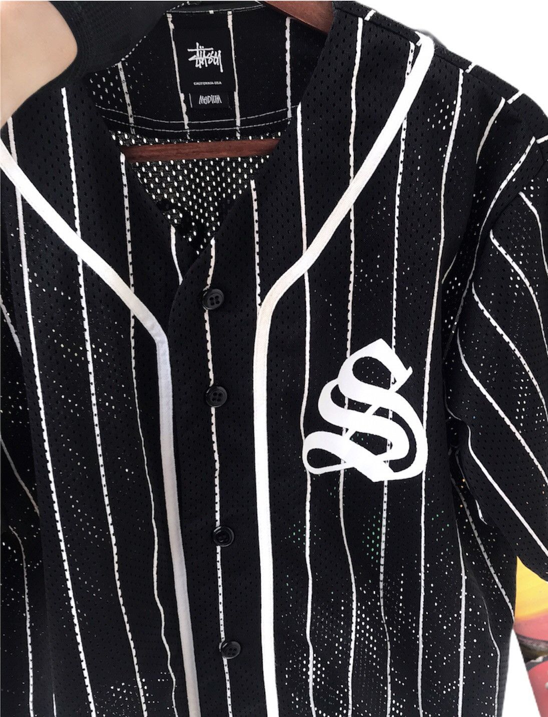 Stussy Rare Stussy baseball International netted shirt limited ed Size US M / EU 48-50 / 2 - 7 Thumbnail