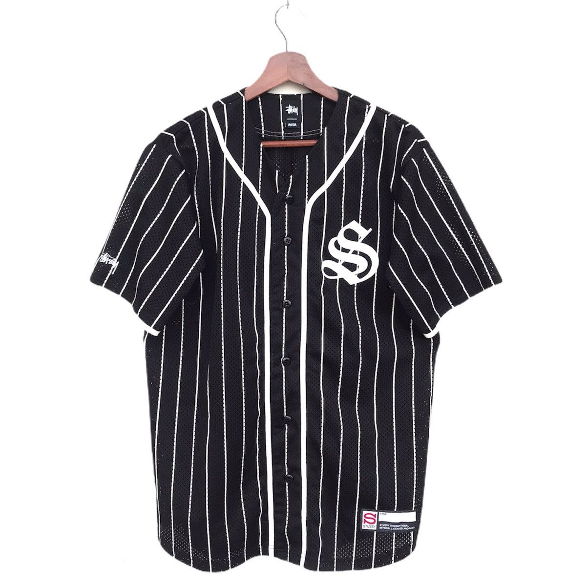 Stussy Rare Stussy baseball International netted shirt limited ed Size US M / EU 48-50 / 2 - 2 Thumbnail