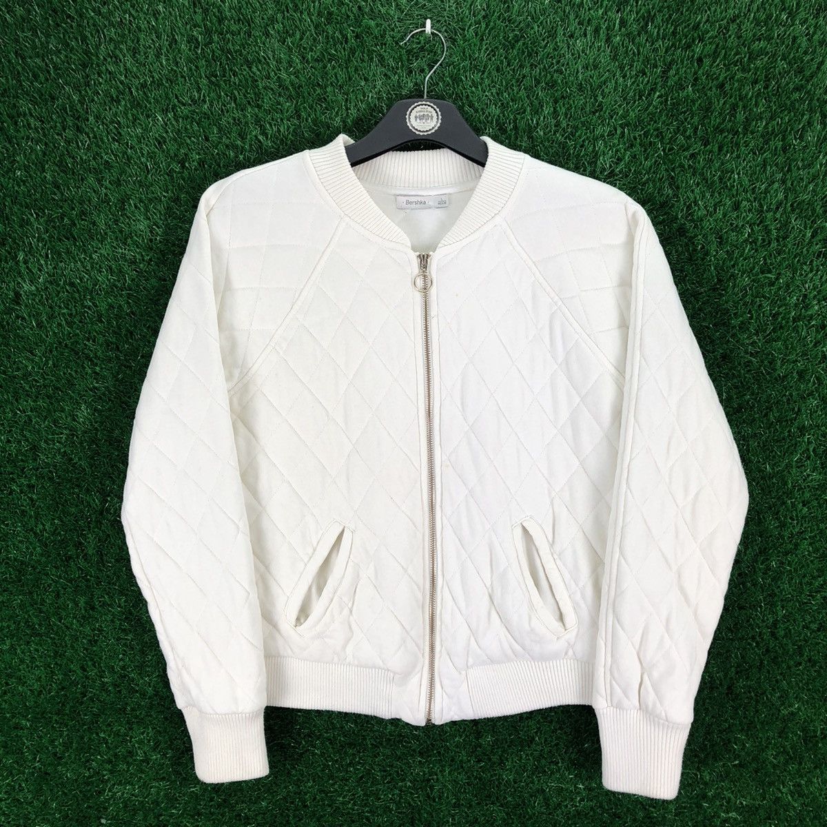 Bershka Bershka Quilted Bomber Style Jacket Zip up Size M / US 6-8 / IT 42-44 - 1 Thumbnail