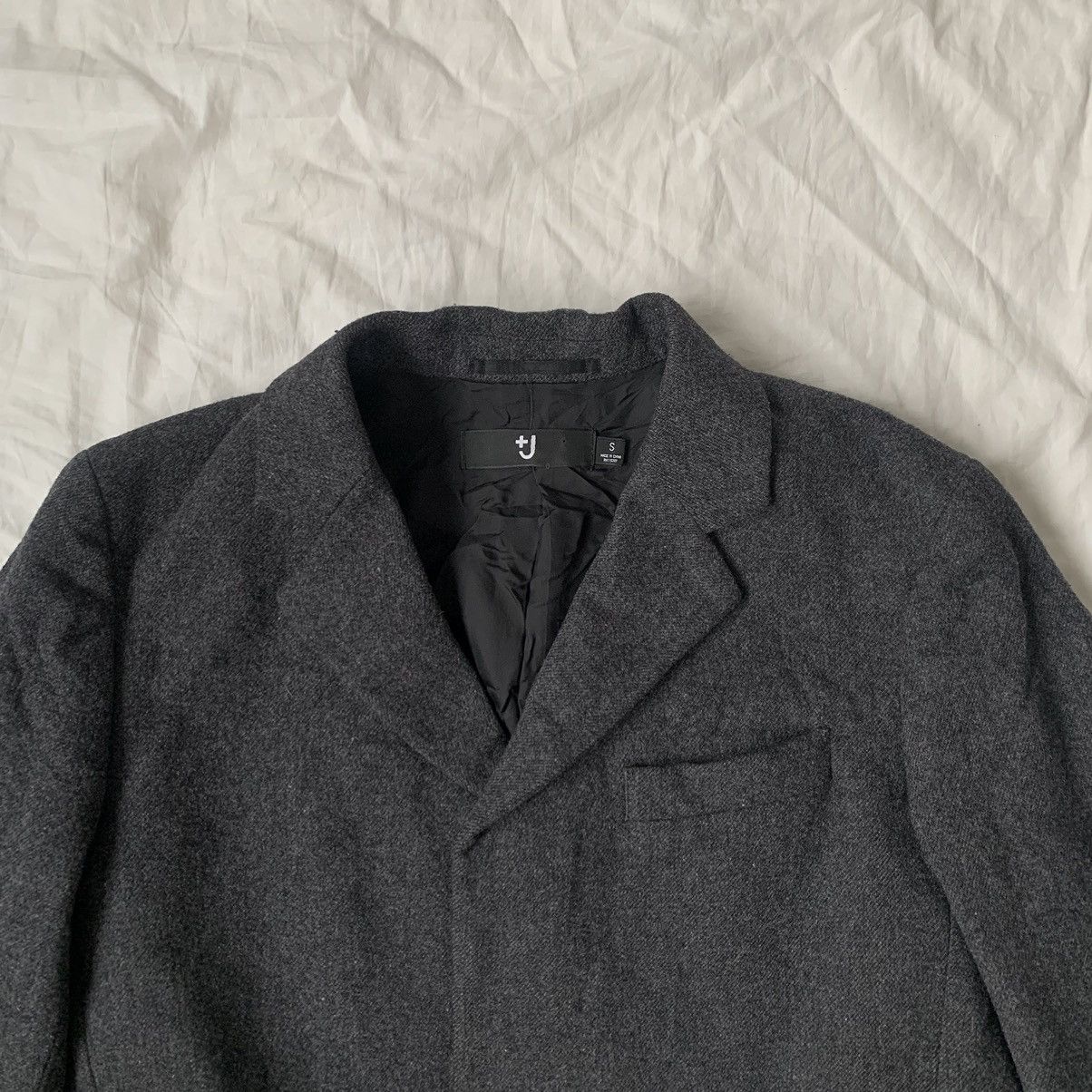 Jil Sander × Uniqlo Jil Sander Coat Jacket Buttons Dark Grey Pockets Size S Size US S / EU 44-46 / 1 - 4 Thumbnail