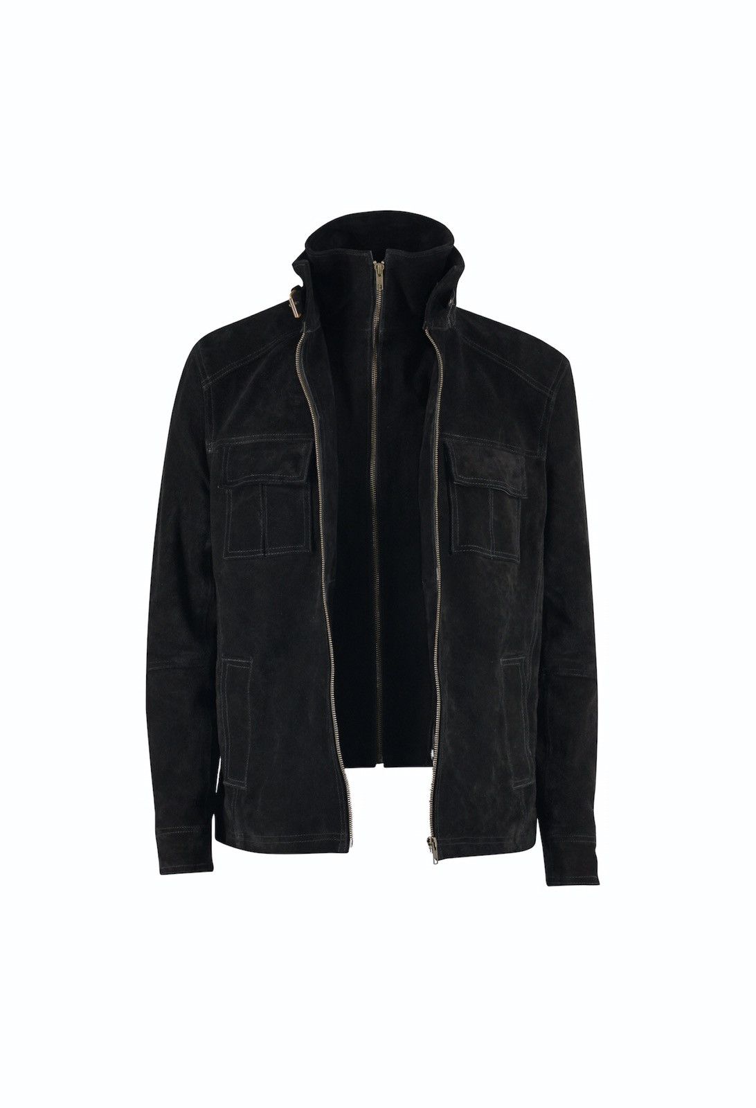 Other Zip Suede Jacket Black Size US S / EU 44-46 / 1 - 2 Thumbnail