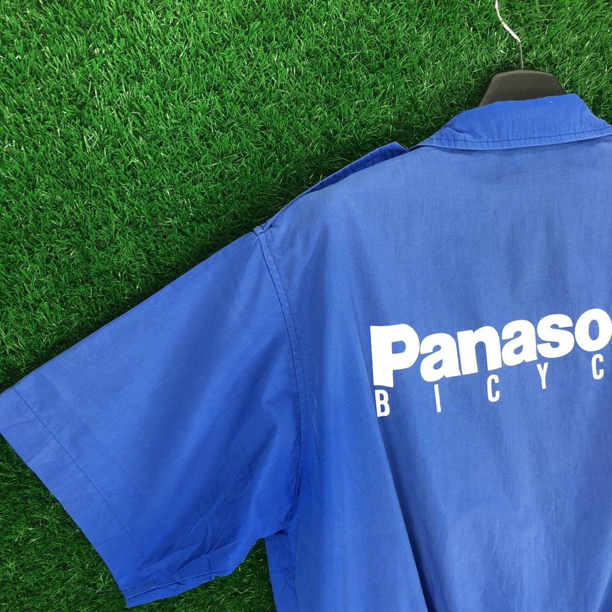 Japanese Brand Vintage 80's Panasonic Retro Bicycle Spell Out Work Jacket Size US L / EU 52-54 / 3 - 2 Thumbnail