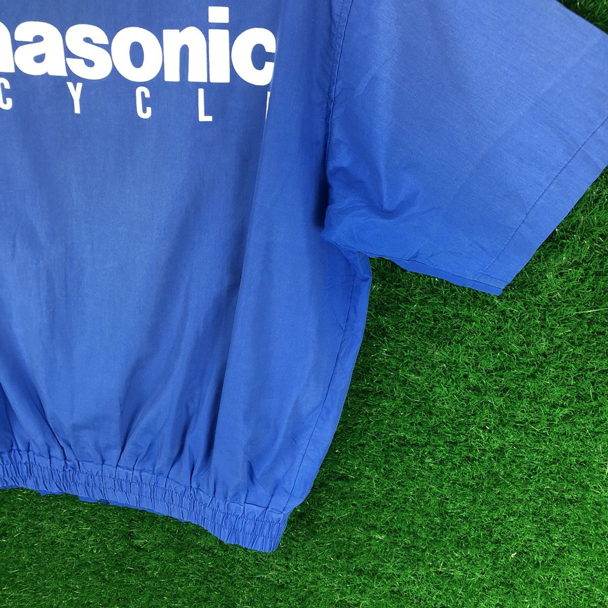 Japanese Brand Vintage 80's Panasonic Retro Bicycle Spell Out Work Jacket Size US L / EU 52-54 / 3 - 3 Thumbnail