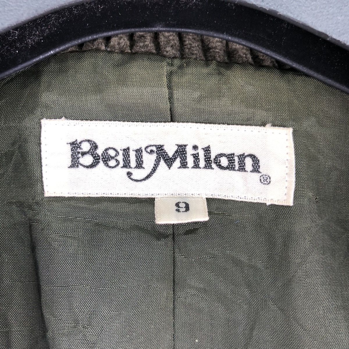 Japanese Brand Vintage Coduroy Pea Coat Double Breasted by Bell Milan Size US S / EU 44-46 / 1 - 12 Thumbnail