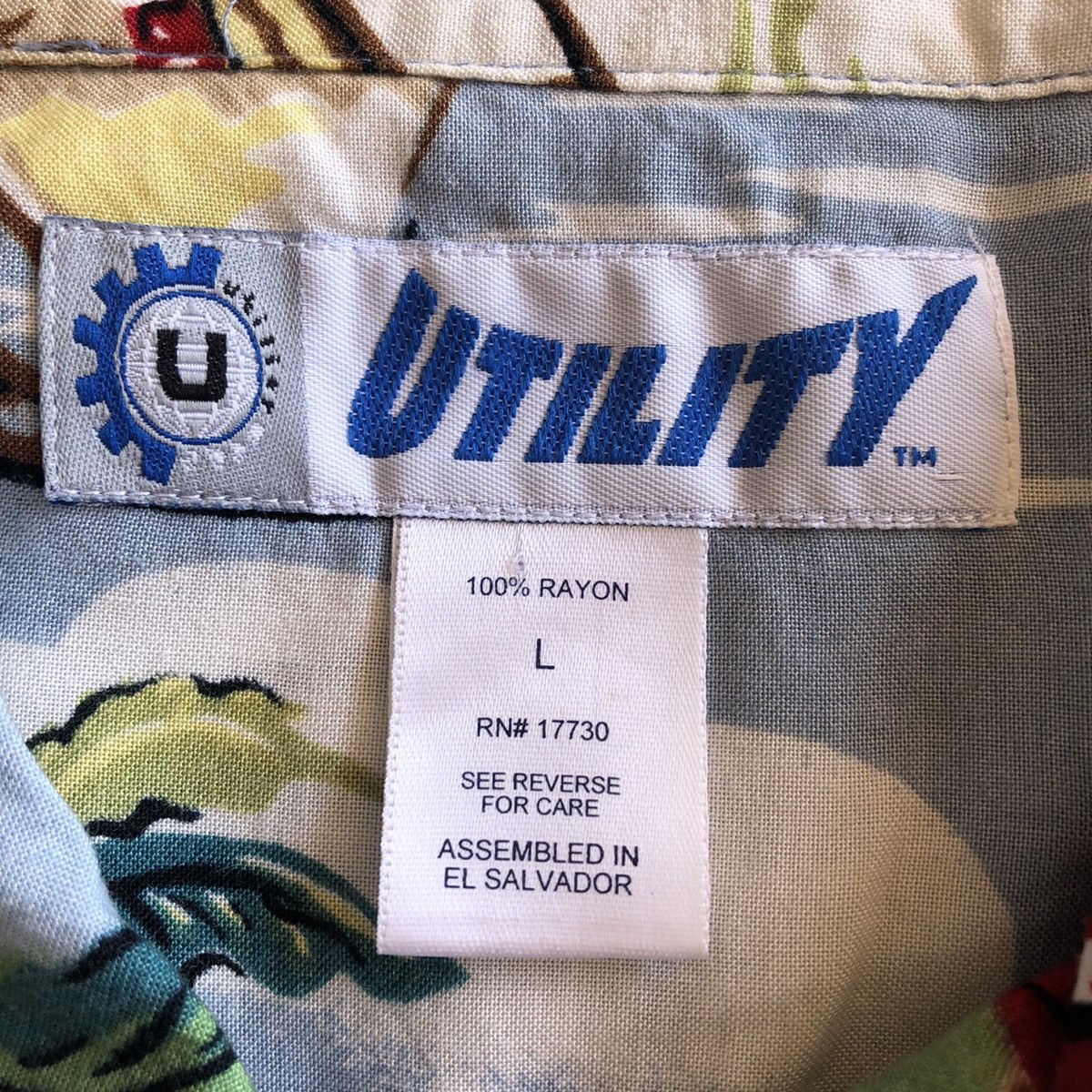 Batik Bay Vintage 80's Hawaiian Rayon Fabric Shirts by Utility Size US XXL / EU 58 / 5 - 10 Thumbnail