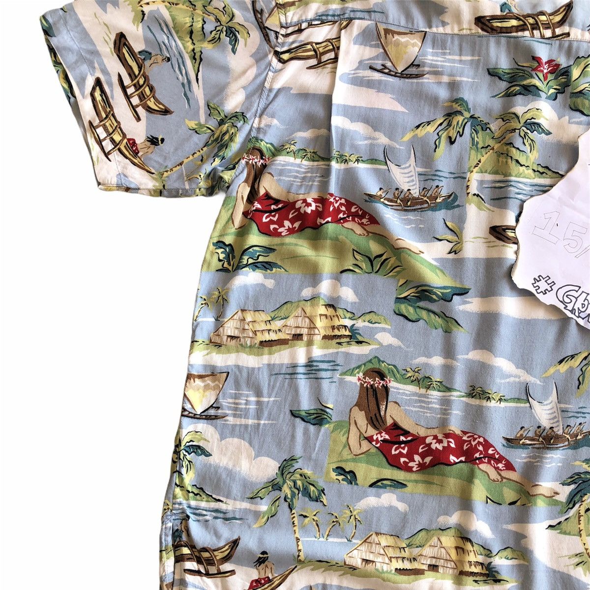 Batik Bay Vintage 80's Hawaiian Rayon Fabric Shirts by Utility Size US XXL / EU 58 / 5 - 6 Thumbnail