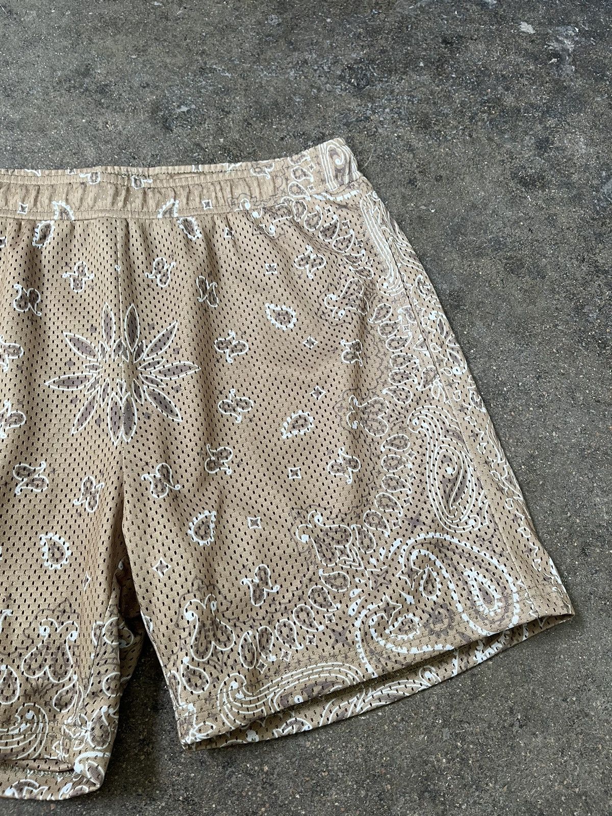 Vintage Paisley Bandana Mesh Shorts M Size US 32 / EU 48 - 2 Thumbnail