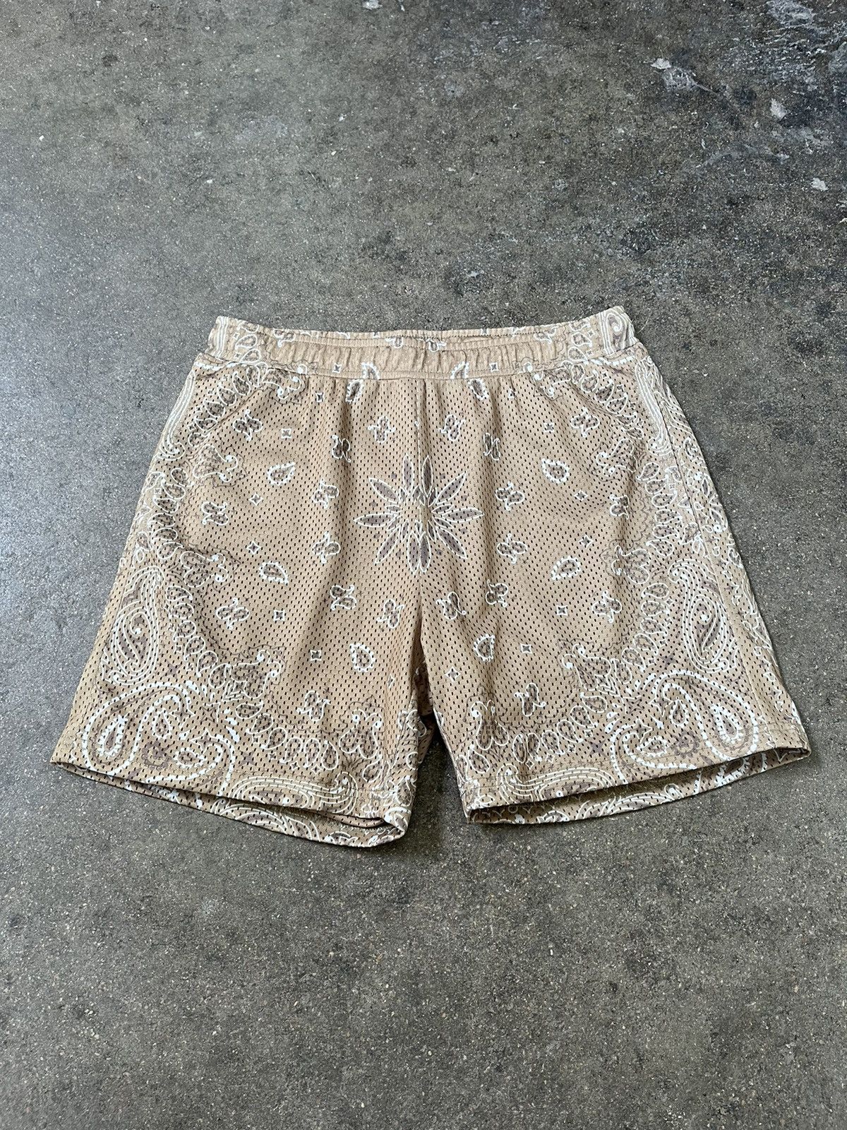 Vintage Paisley Bandana Mesh Shorts M Size US 32 / EU 48 - 1 Thumbnail