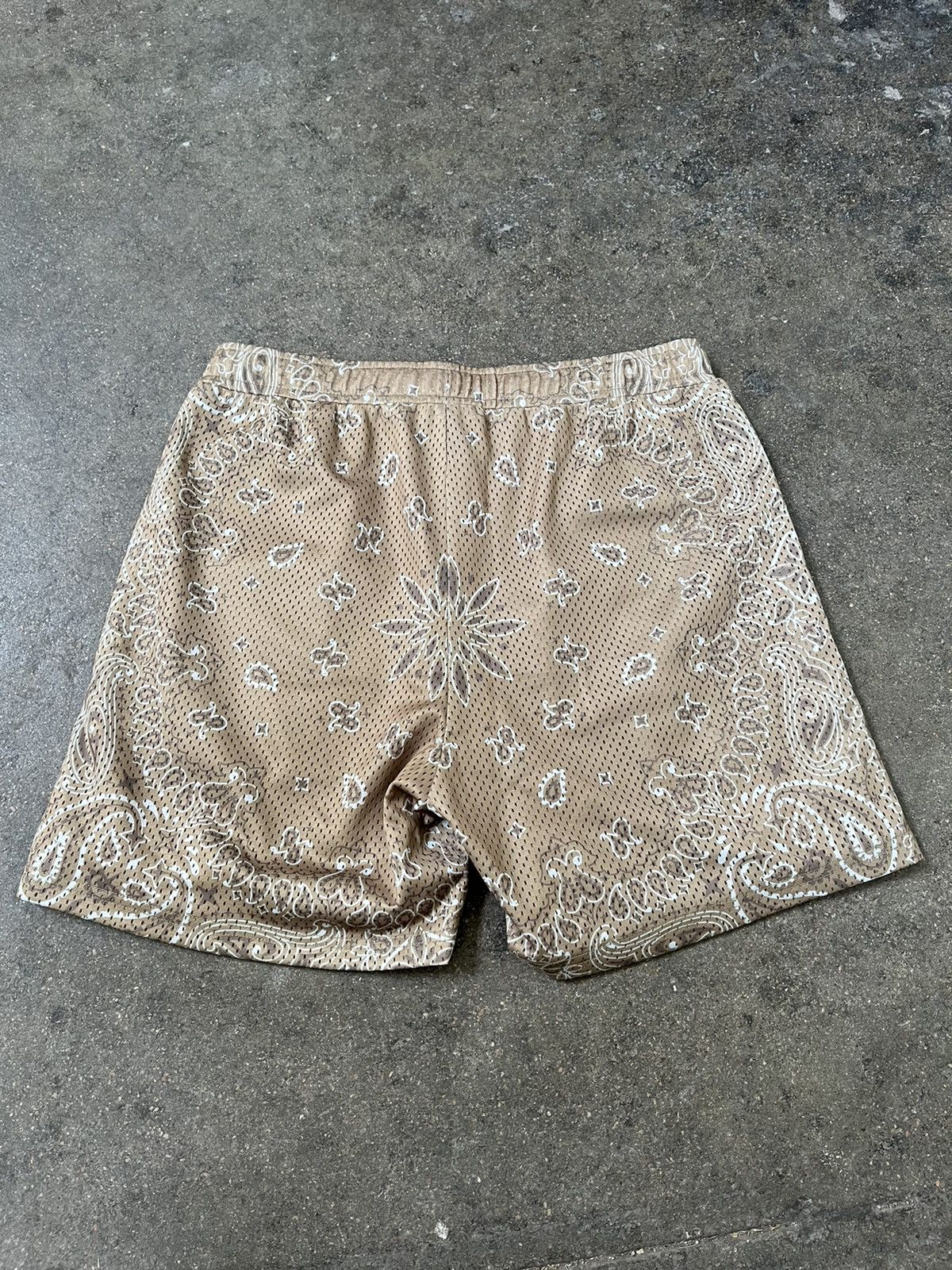 Vintage Paisley Bandana Mesh Shorts M Size US 32 / EU 48 - 4 Thumbnail