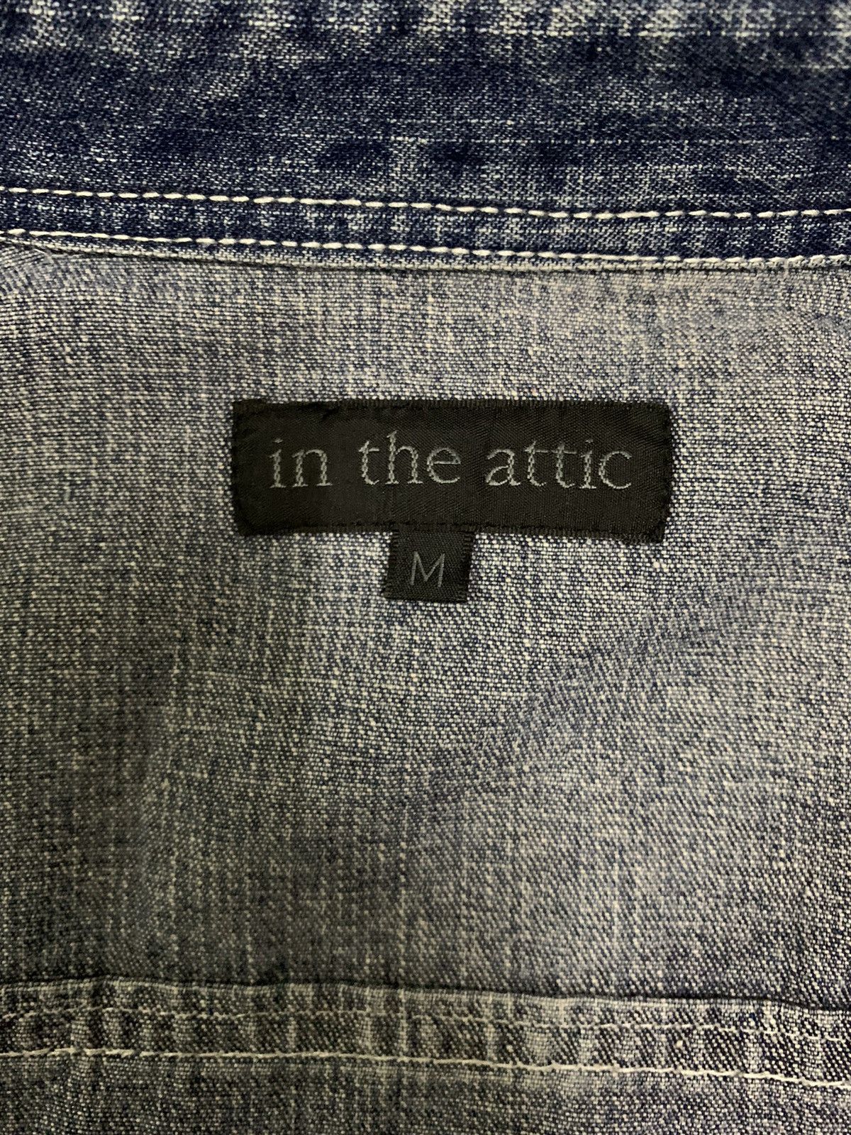 In The Attic In The Attic Button Up Distressed Punk Style Denim Shirt Size US S / EU 44-46 / 1 - 16 Thumbnail