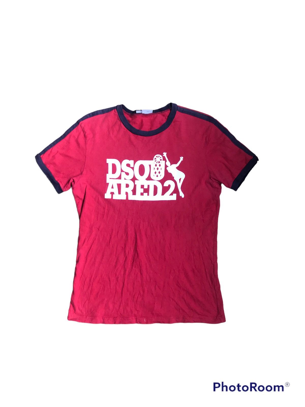 Dsquared2 × Japanese Brand ‼️DSQUARED2 TSHIRT SPELLOUT‼️ Size US XL / EU 56 / 4 - 1 Thumbnail