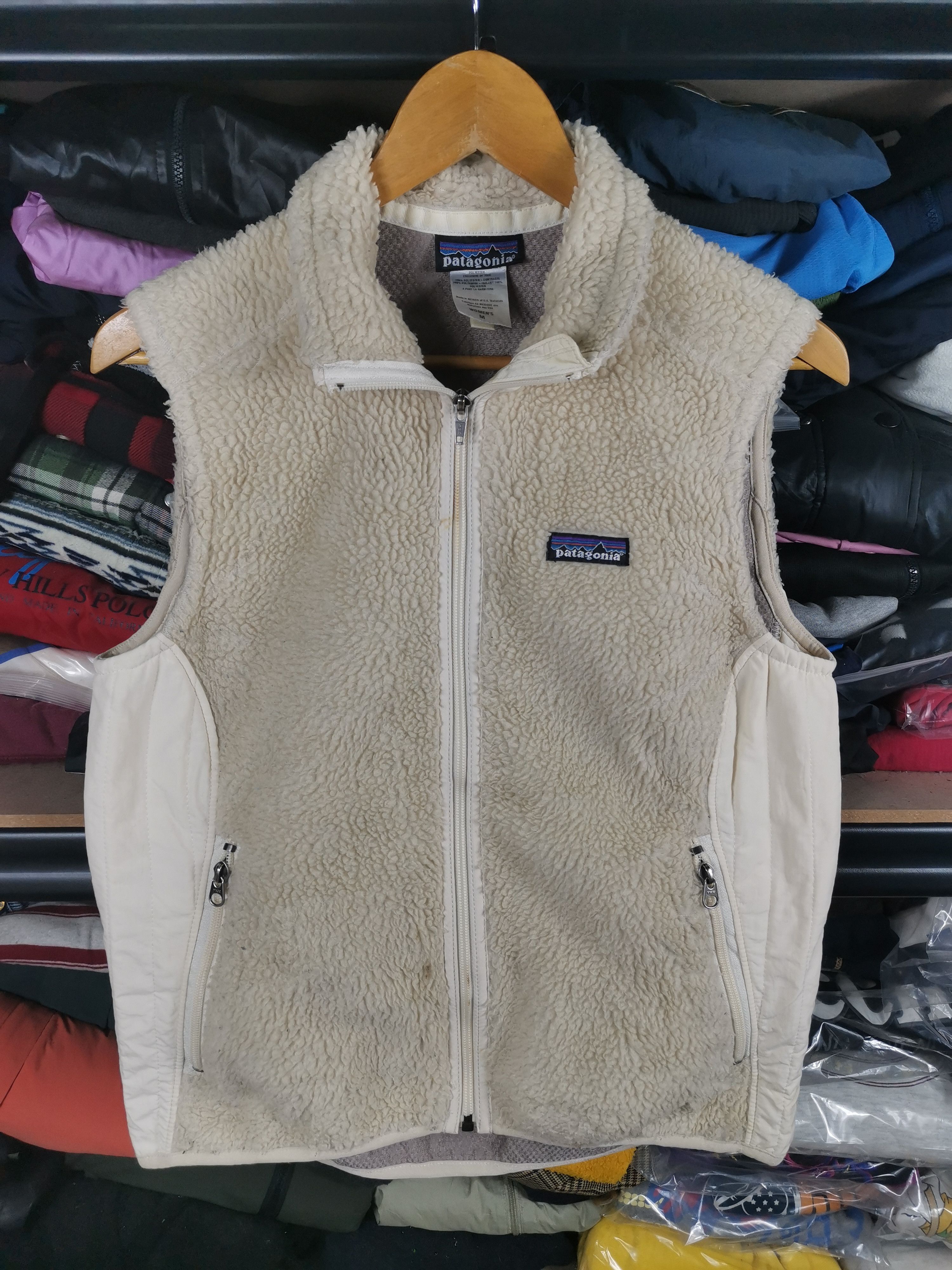 Patagonia Vintage Patagonia Fleece Sherpa Vest Size M / US 6-8 / IT 42-44 - 1 Thumbnail