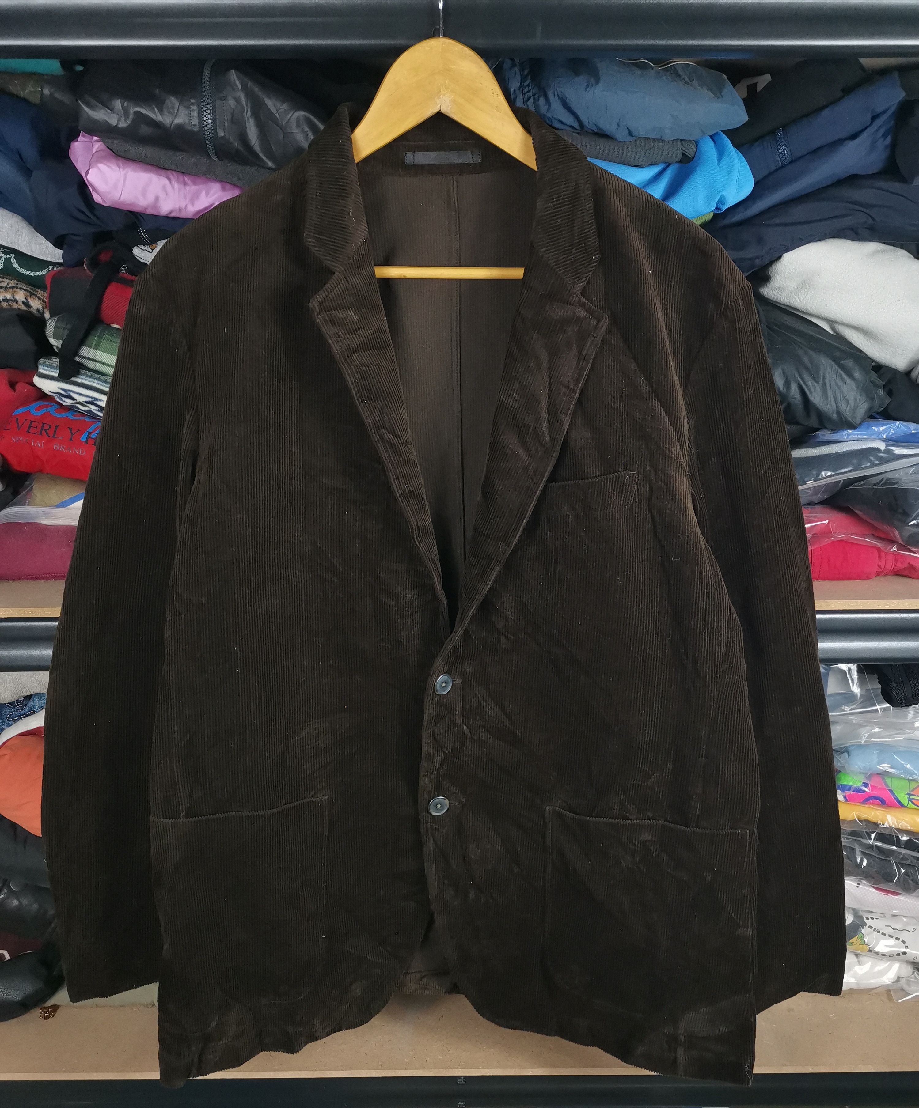 Uniqlo Uniqlo Corduroy Blazer Rugged Style Street Fashion Size US XL / EU 56 / 4 - 1 Thumbnail